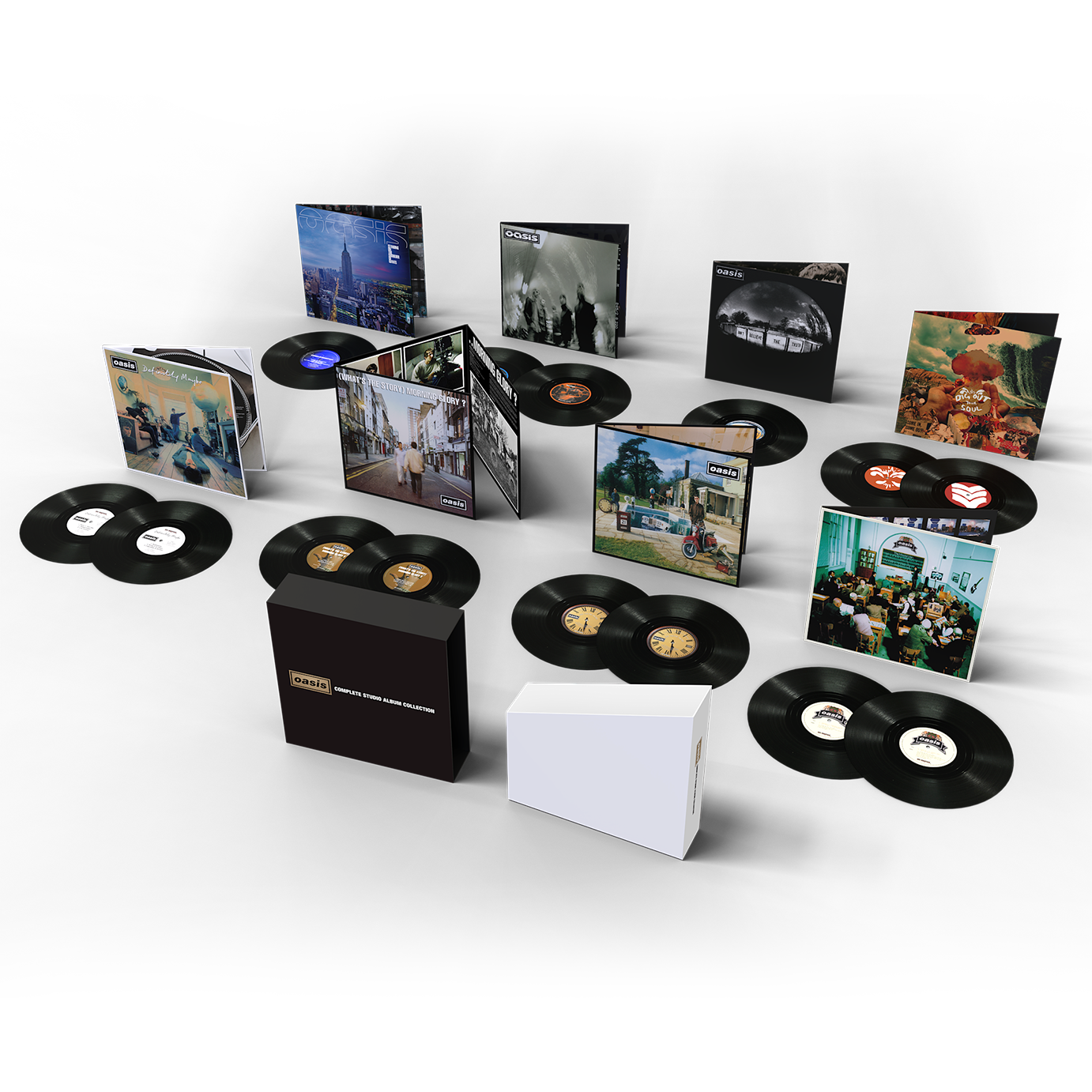 新品未開封 Oasis complete boxset 8 albums Oasis Complete Studio Vinyl Record Collection Box Set Of 8