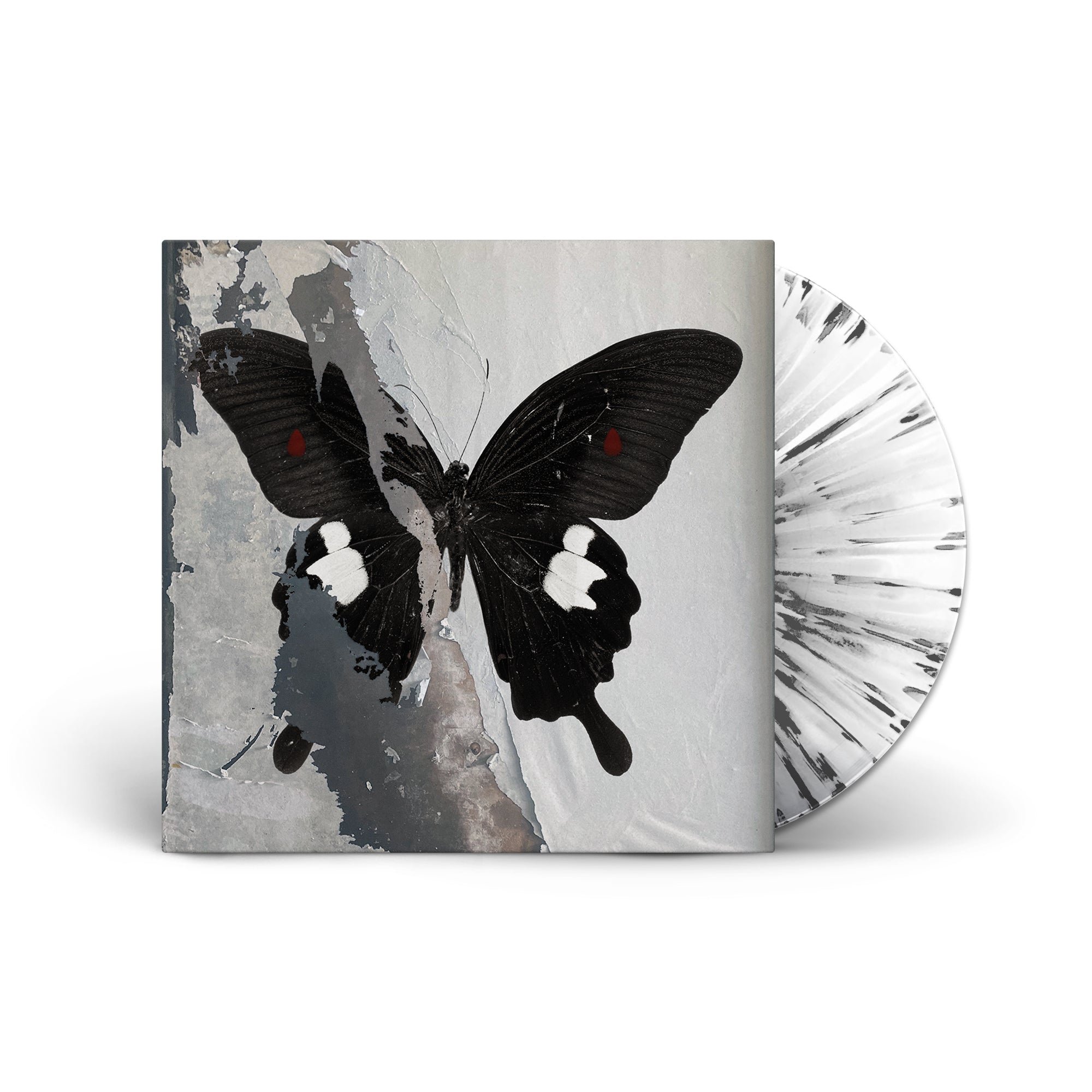 Death Cult, The Cult - Paradise Now: Crystal Clear w/ Black & White Splatter Vinyl LP