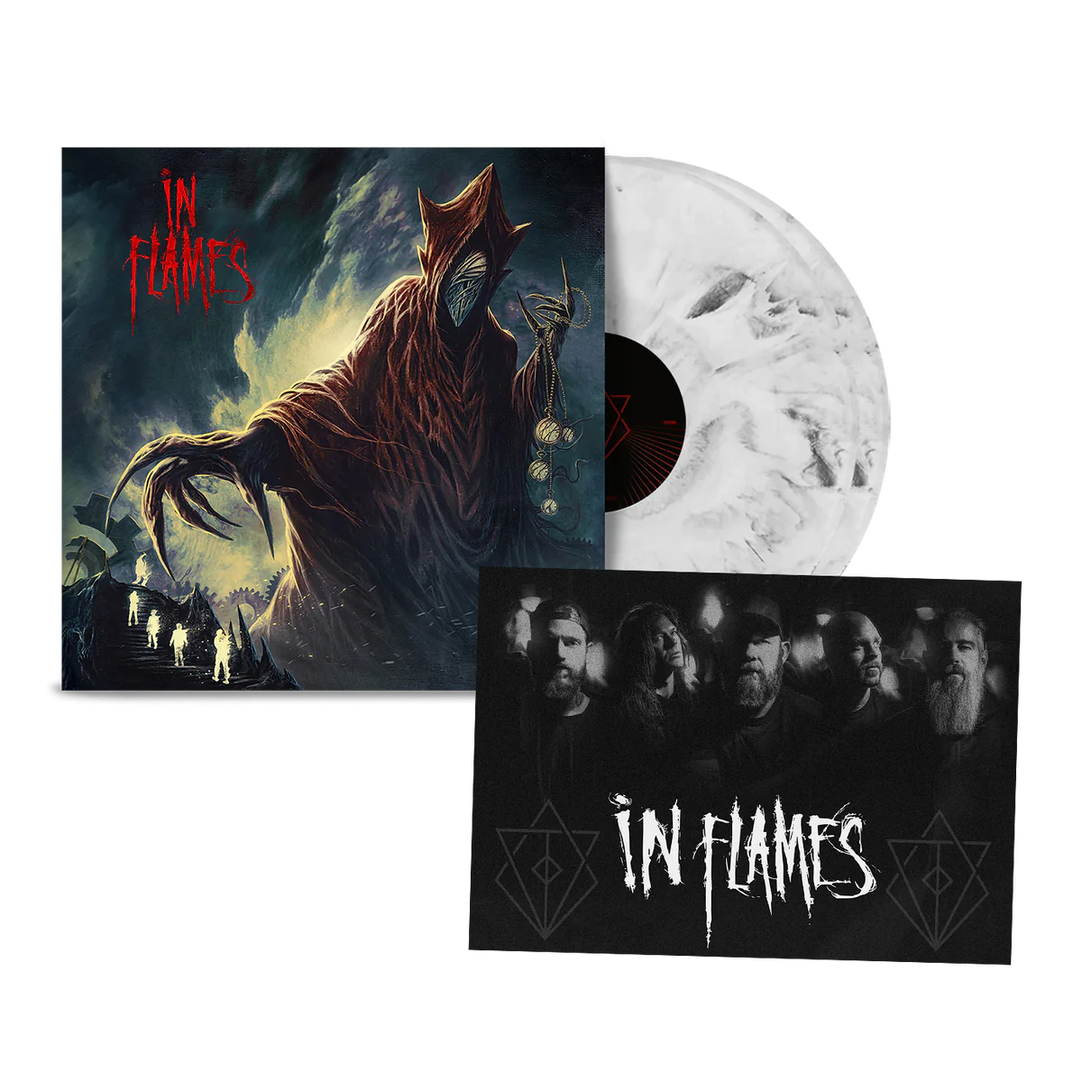 Foregone: Limited Edition White/Black Marbled Vinyl 2LP + Exclusive Signed Photocard