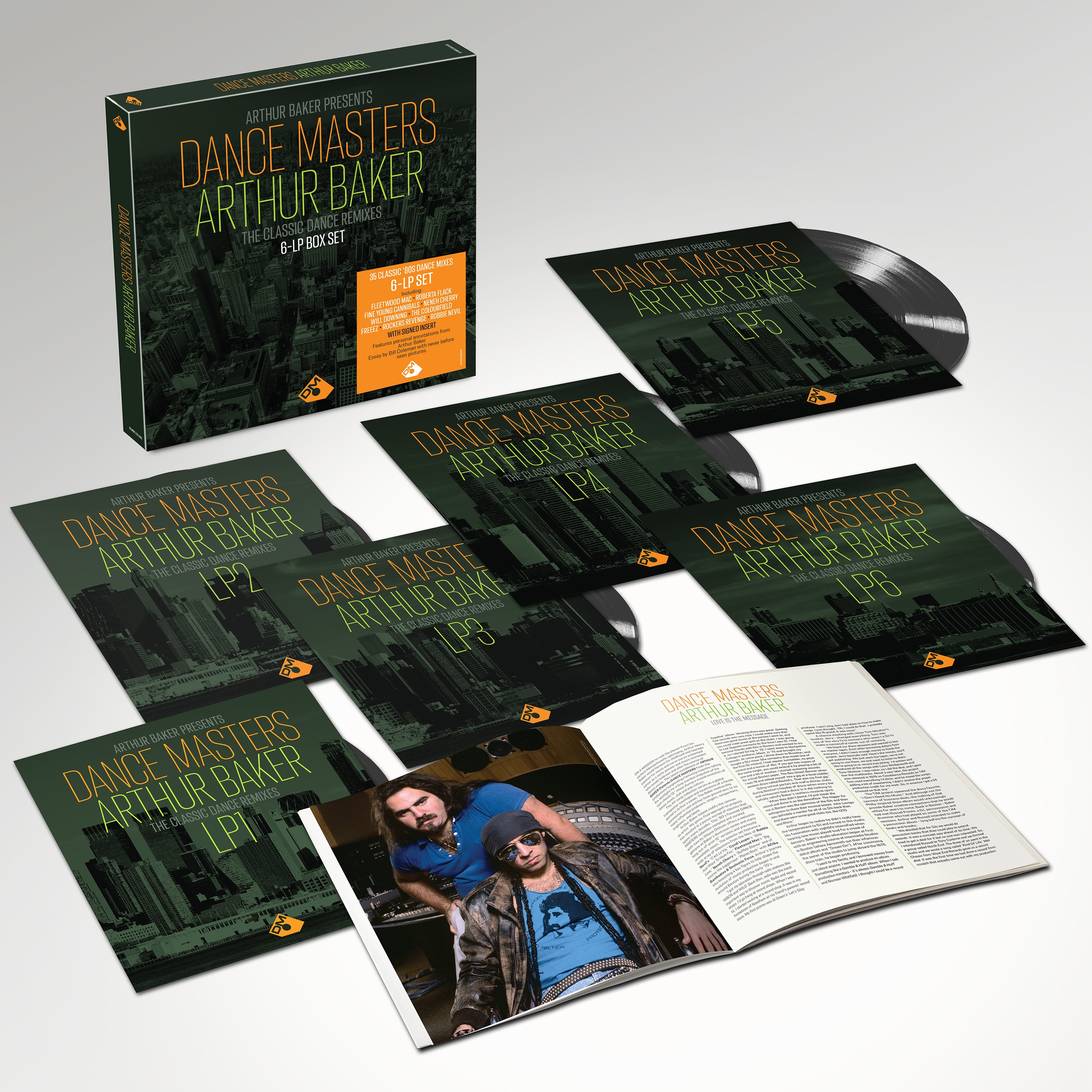 Various Artists - Arthur Baker Presents Dance Masters: SIGNED 140g Vinyl Box Set