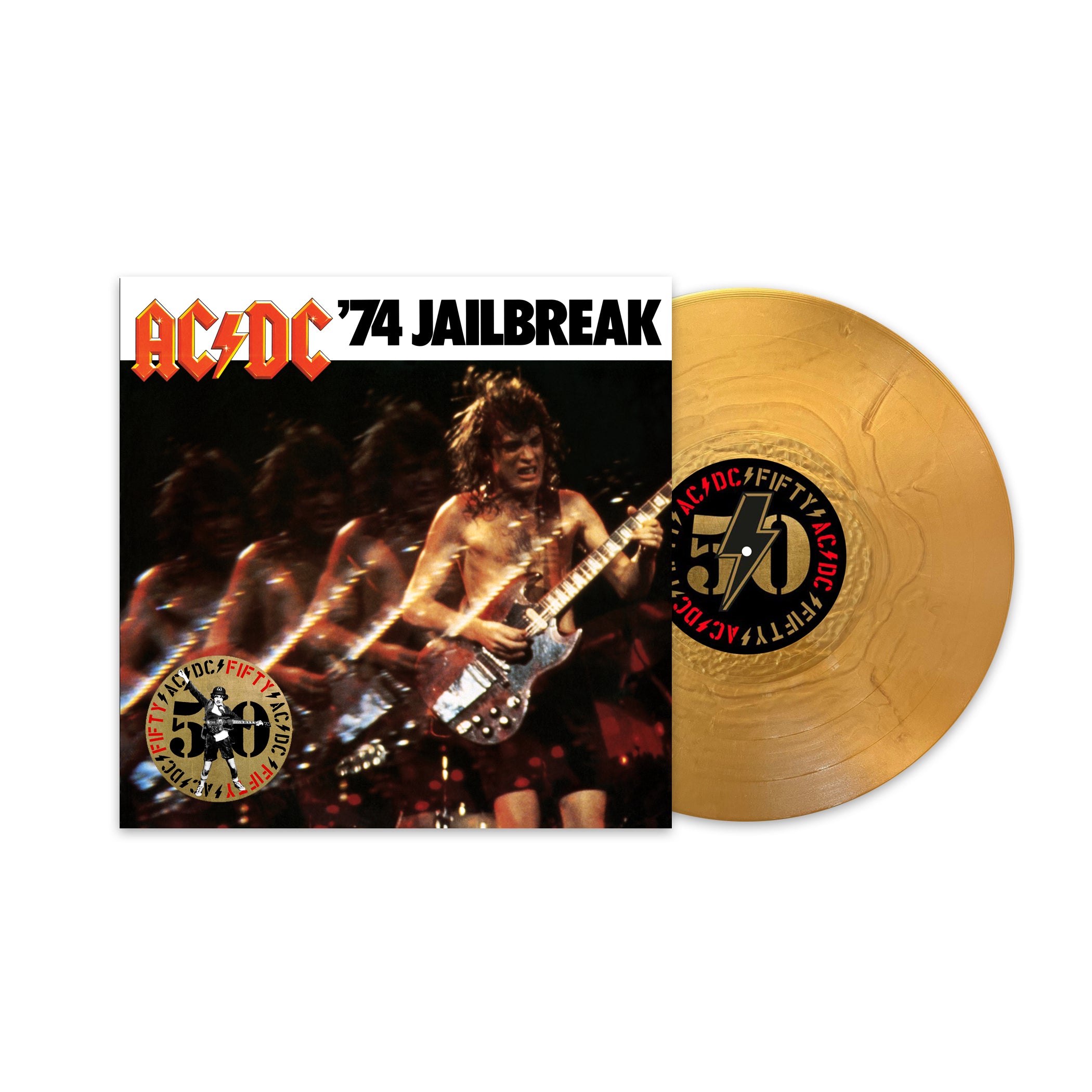 AC/DC - 74 Jailbreak (50th Anniversary): Gold Vinyl LP