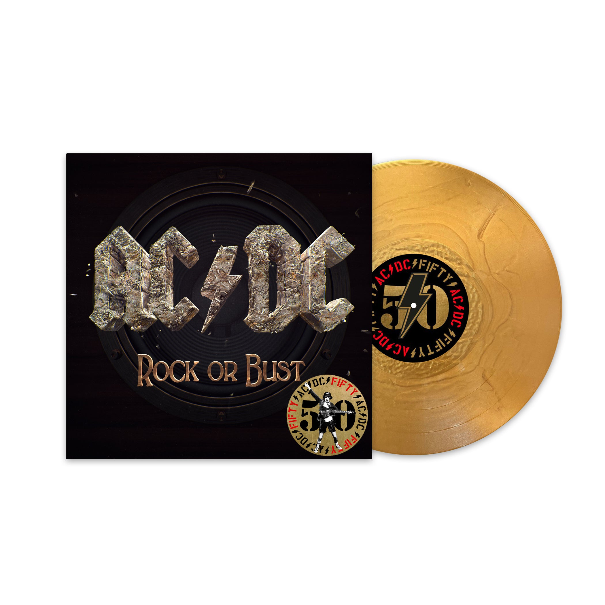AC/DC - Rock or Bust (50th Anniversary): Gold Vinyl 2LP