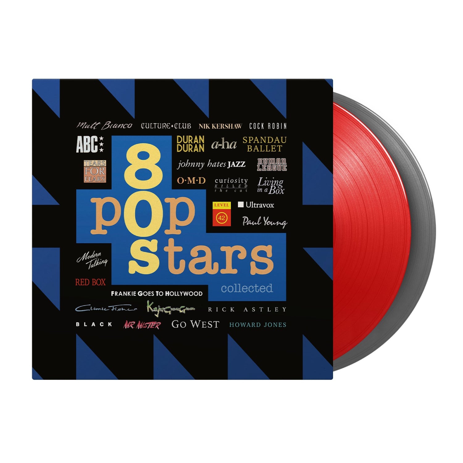 欧LP Various 80s Pop Stars Collected  MOVLP3724 Music On Vinyl /00260 Various Artists - 80s Pop Stars Collected: Limited Red & Silver