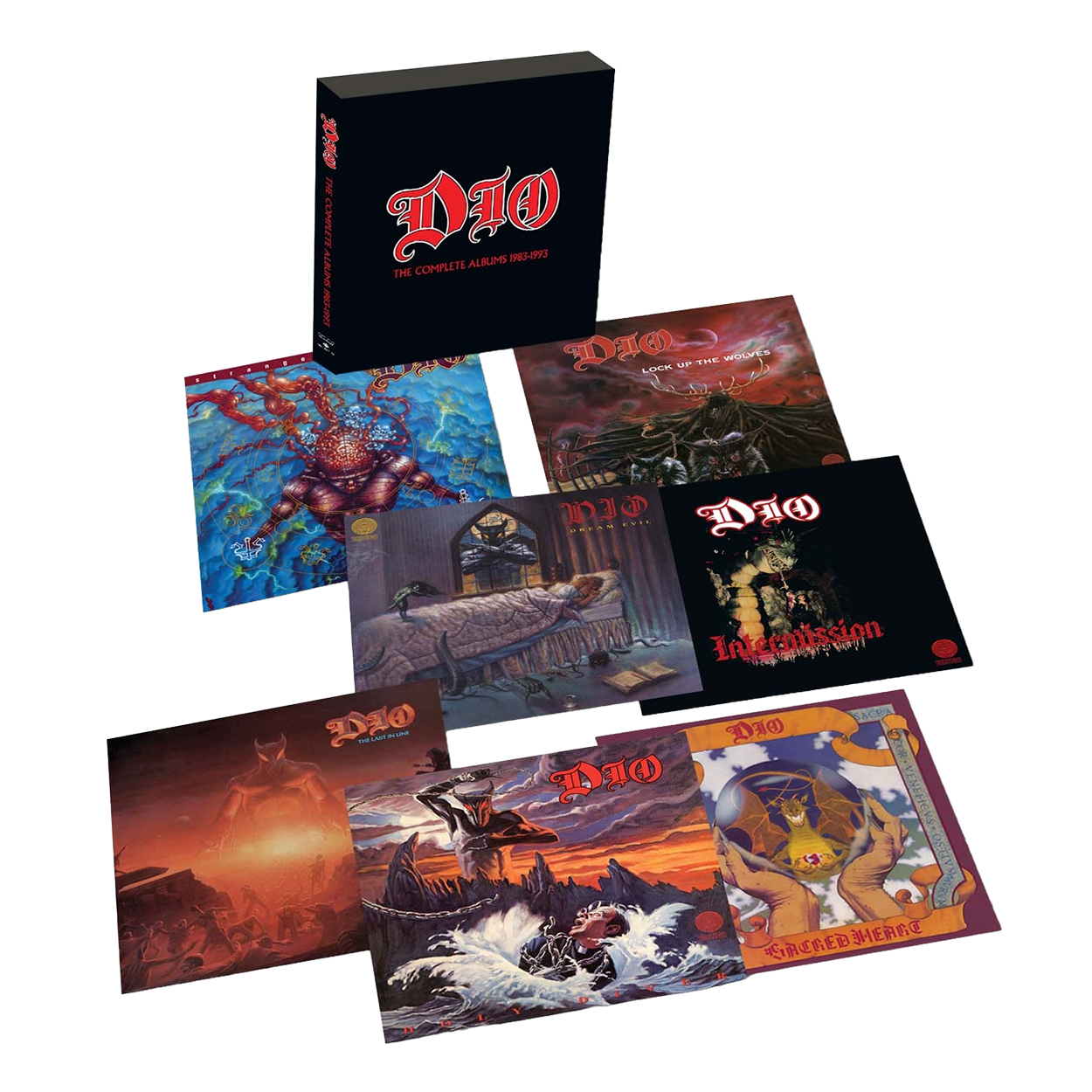 帯付き！　DIO アルバム4枚セット DIOの後期のスタジオ・アルバム4作をまとめたボックスセット「THE