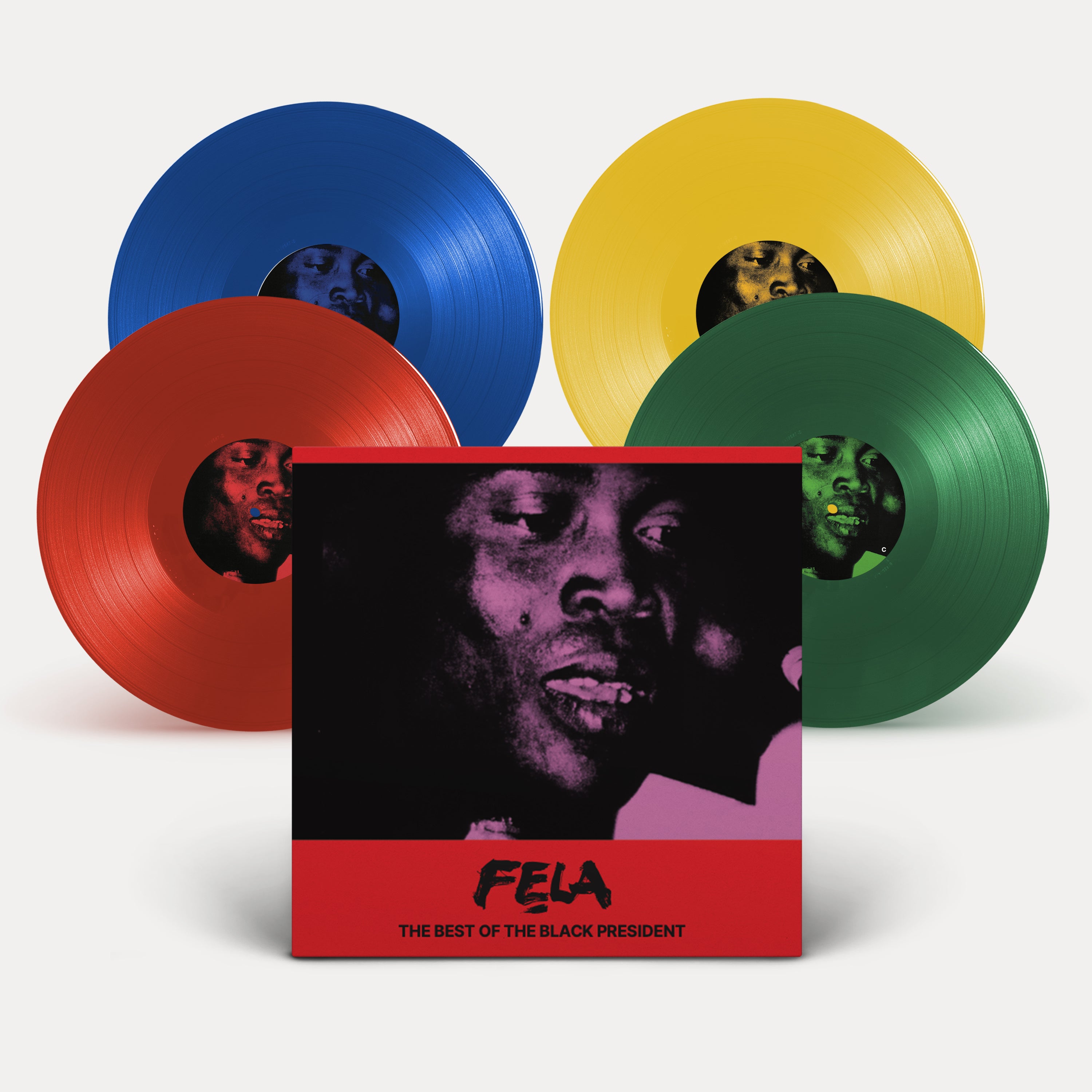 Fela Kuti - The Best of the Black President: 4LP Boxset - The