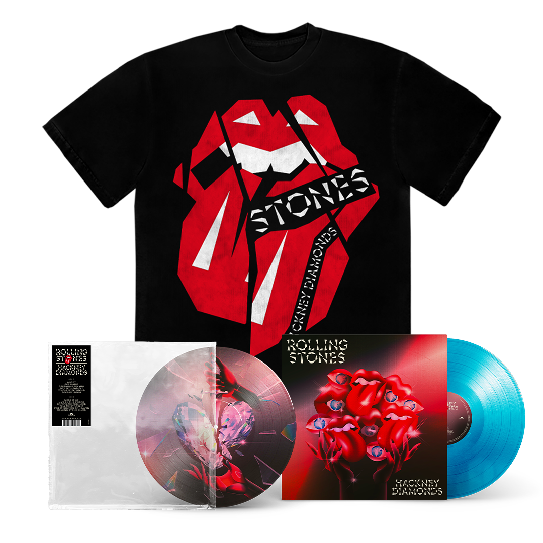 Hackney Diamonds: Tracklist T-Shirt +Picture Disc + Blue Vinyl