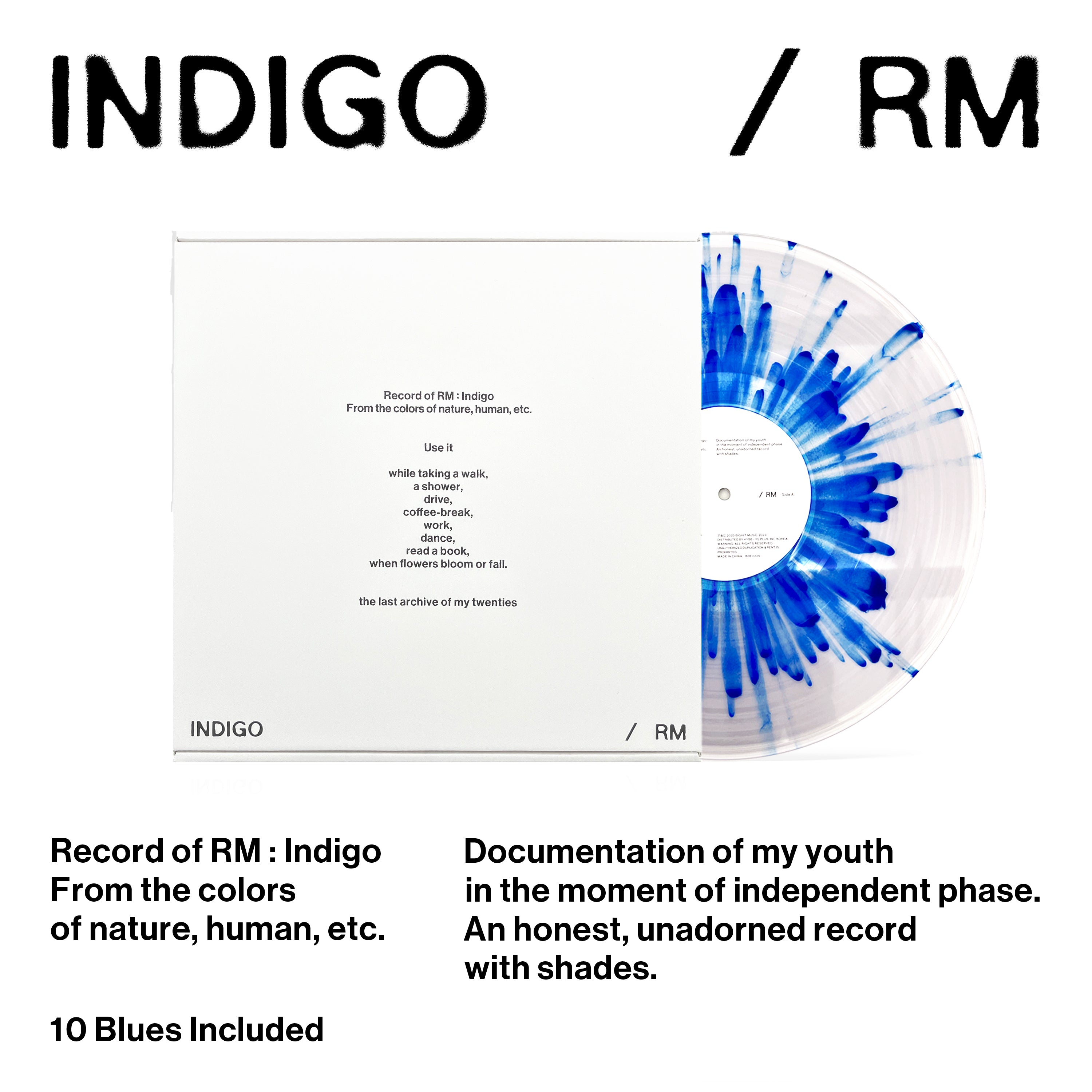 RM (BTS) - RM (BTS) - Indigo: Vinyl LP - Sound of Vinyl