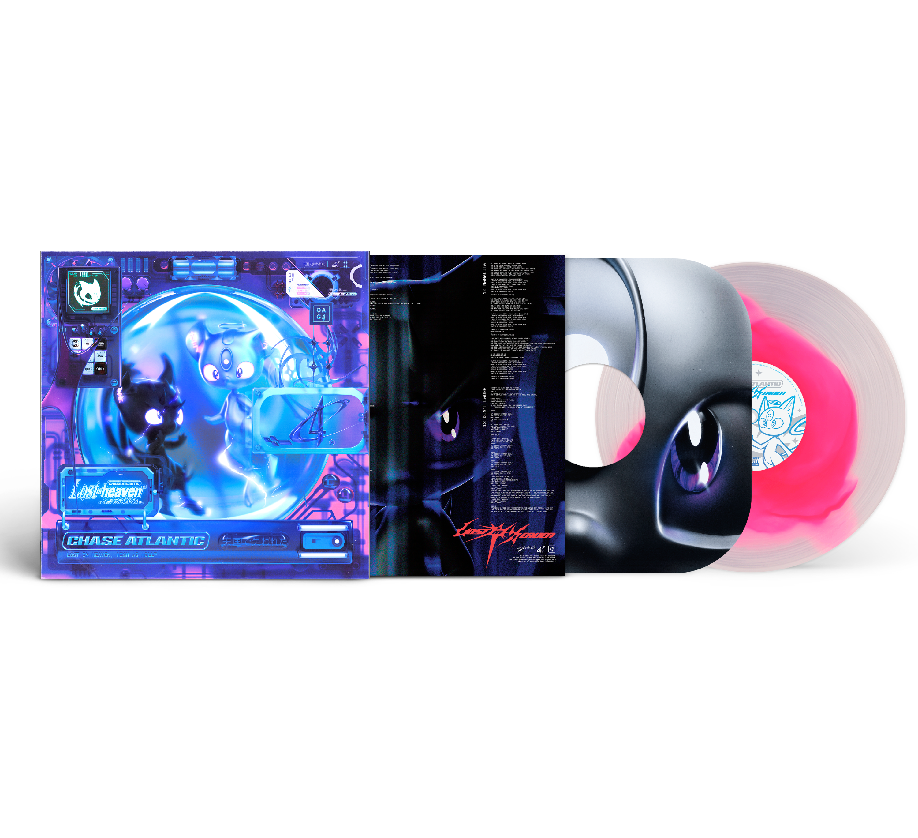 Chase Atlantic - LOST IN HEAVEN: Limited Edition Pink & Clear 