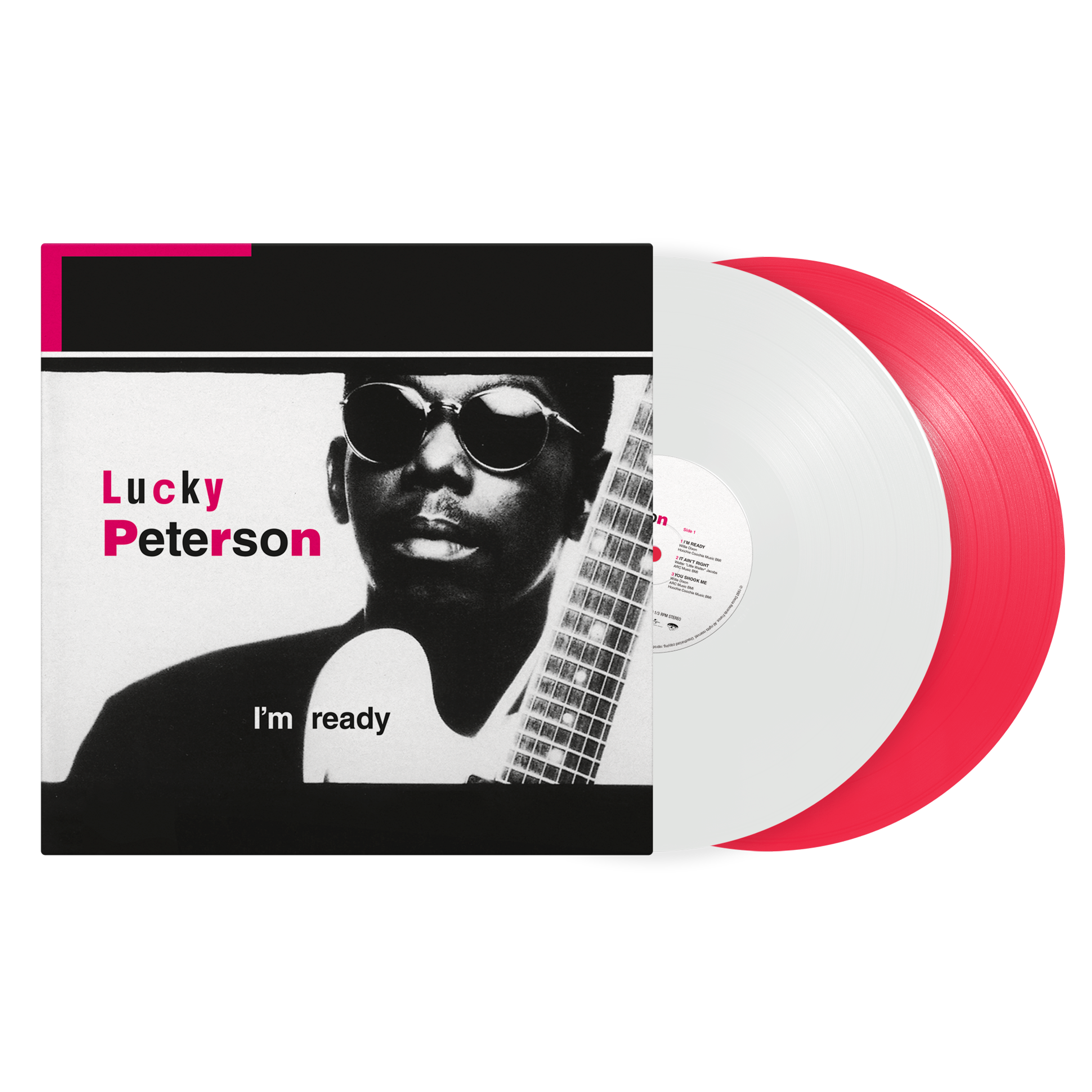 Lucky Peterson - I'm Ready: Pink & White Vinyl LP