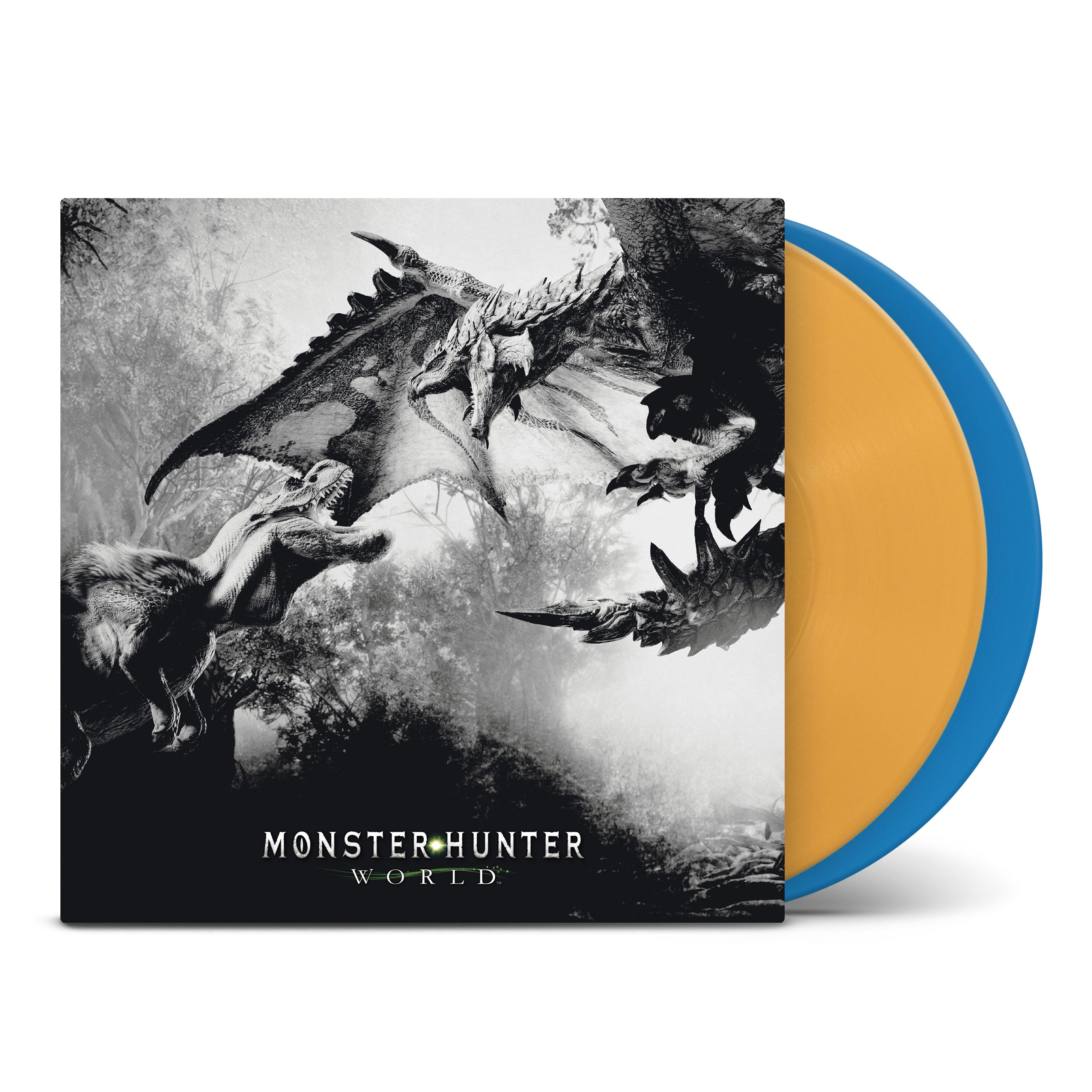 Capcom Sound Team - Monster Hunter - World (Original Soundtrack): Limited  Mustard & Blue V - Sound of Vinyl