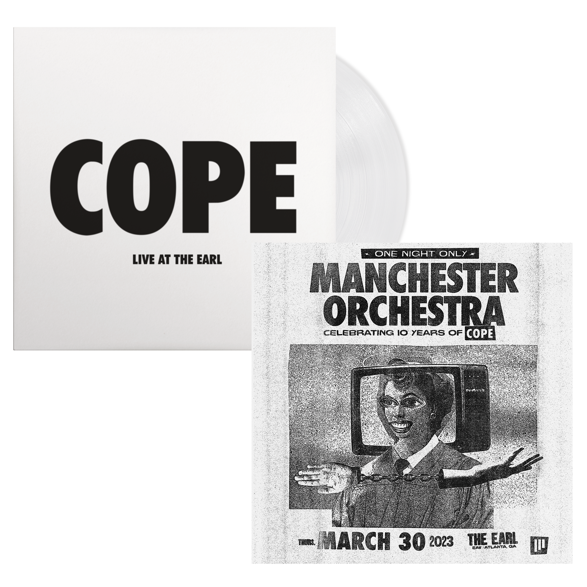 COPE - Live at The Earl: Limited Clear Vinyl LP & Exclusive Print