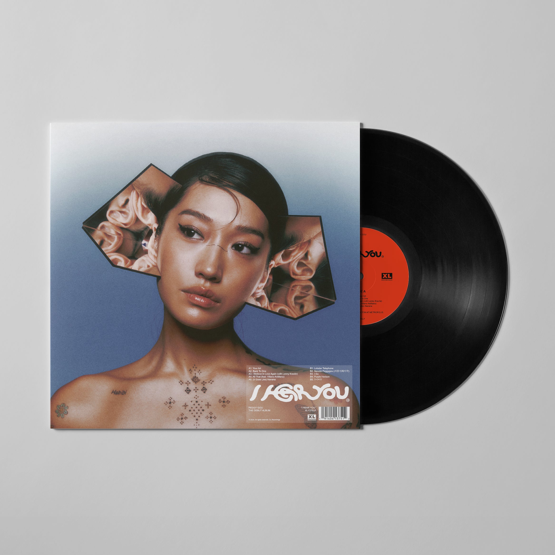 日本語帯限定！　PEGGY GOU / I HEAR YOU　LPレコード Peggy Gou - I Hear You (LP - Blue Vinyl)