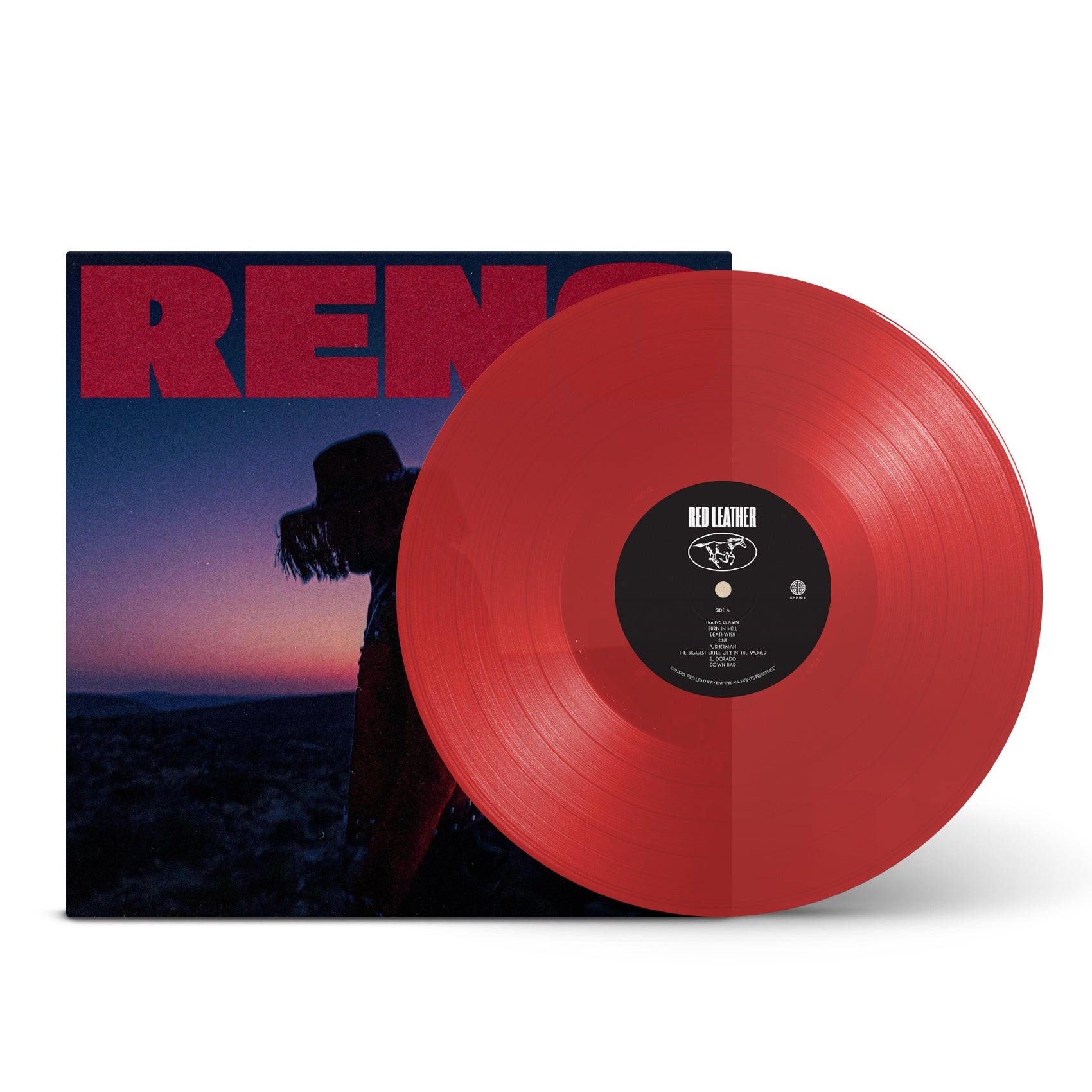 Red Leather - Reno: Translucent Red Vinyl LP - The Sound of Vinyl