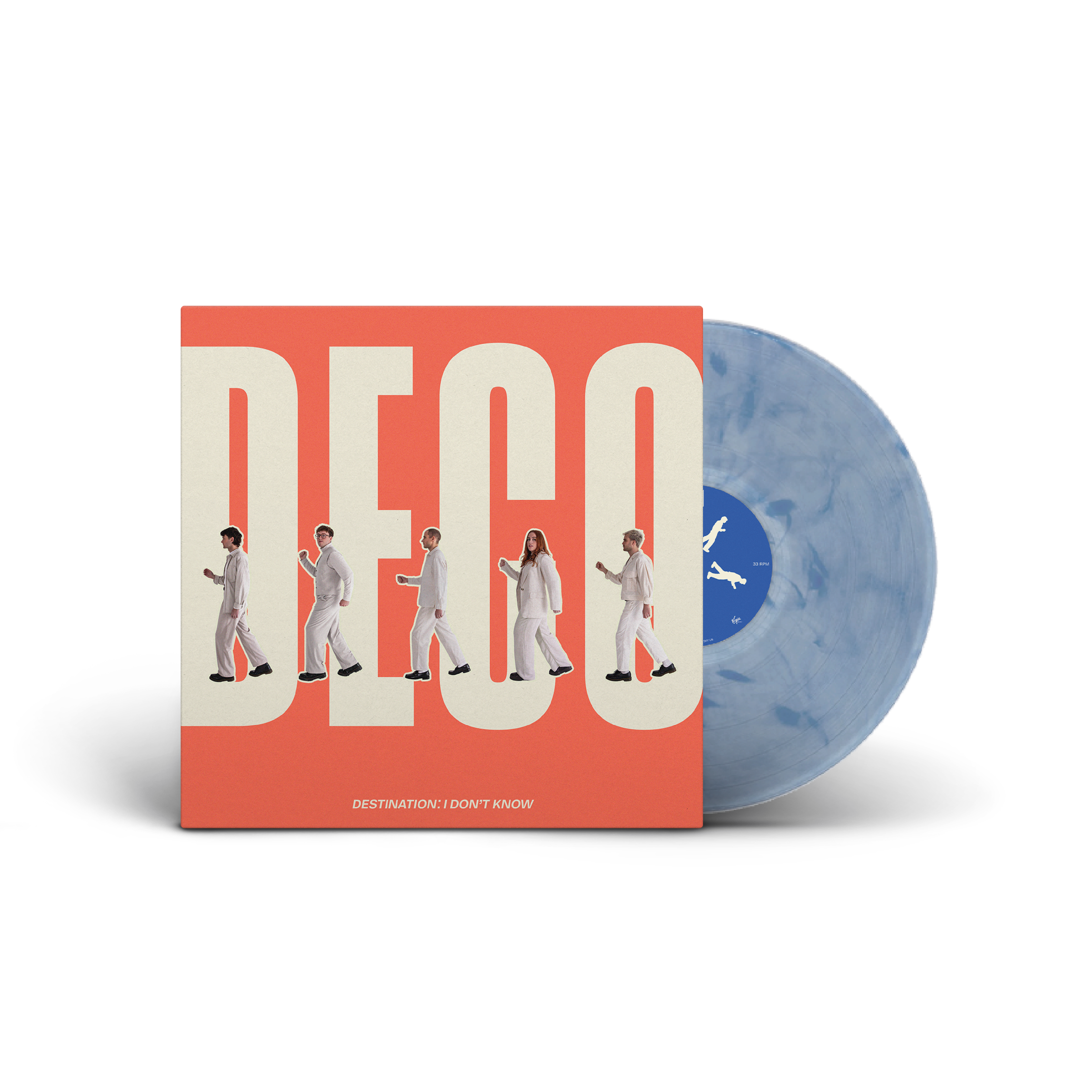Deco - Destination - I Don't Know: Transparent Blue Splatter LP