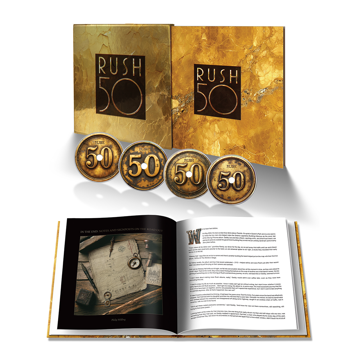 RUSH 50 - Deluxe 4CD Edition［見本品］ Rush - Rush 50: Deluxe 4CD Boxset - The Sound of Vinyl