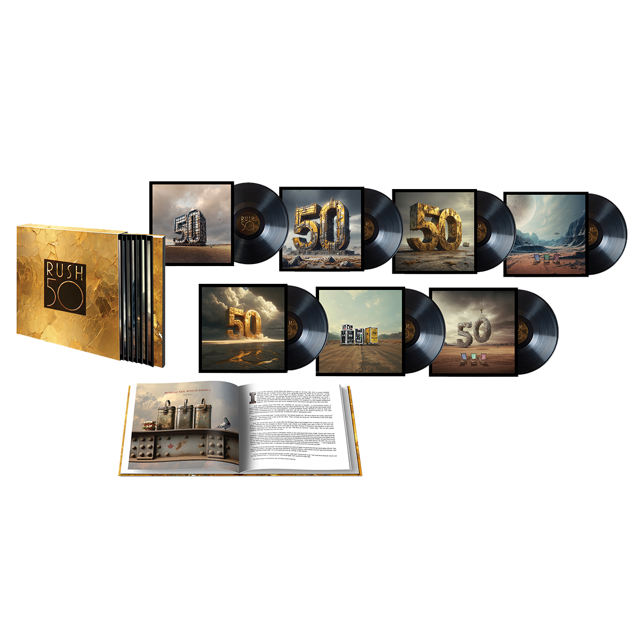 Rush - Rush 50: 7LP Boxset - The Sound of Vinyl