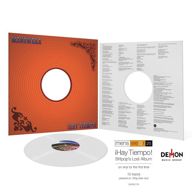 Menswear - Hay Tiempo: Limited Clear Vinyl LP