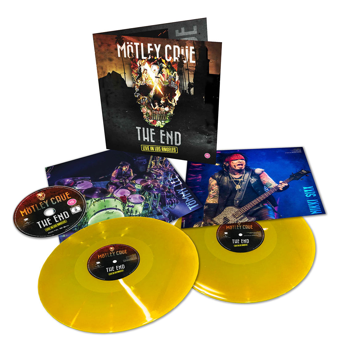 Motley Crue - The End Live In Los Angeles: Limited Yellow Vinyl