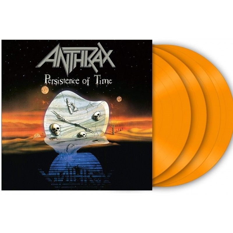 Anthrax Persistence of Time 4LP fashion Exclusive Limited Edition Colored Vinyl Box Set