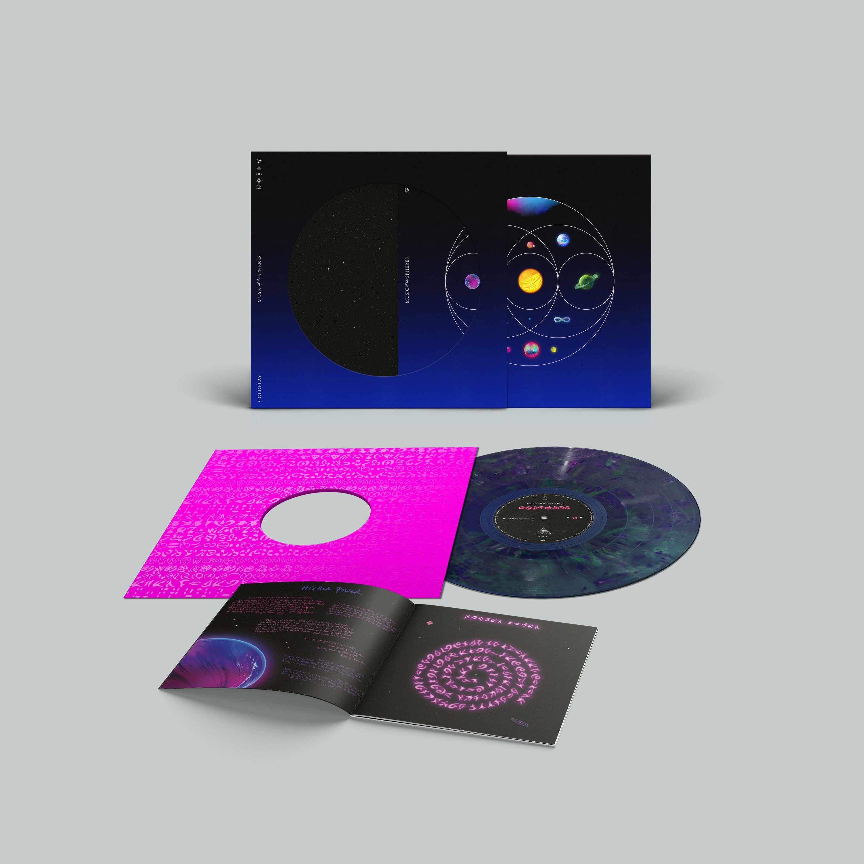 コールドプレイ Music of the spheres LP vinyl Coldplay Music of the Spheres LP (Clear EcoRecord Vinyl)