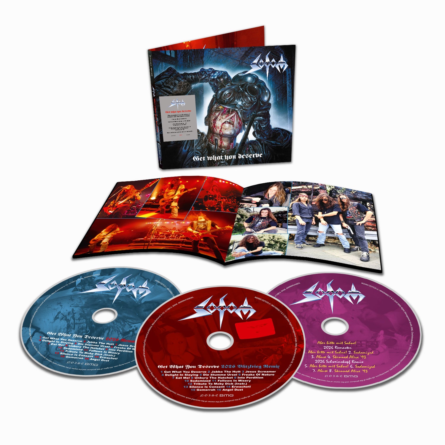 Sodom - Get What You Deserve: 3CD - The Sound of Vinyl