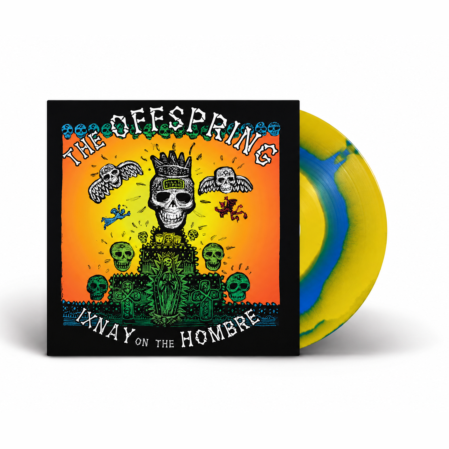 The Offspring - Ixnay on the Hombre: Crazy Yellow & Blue Marble