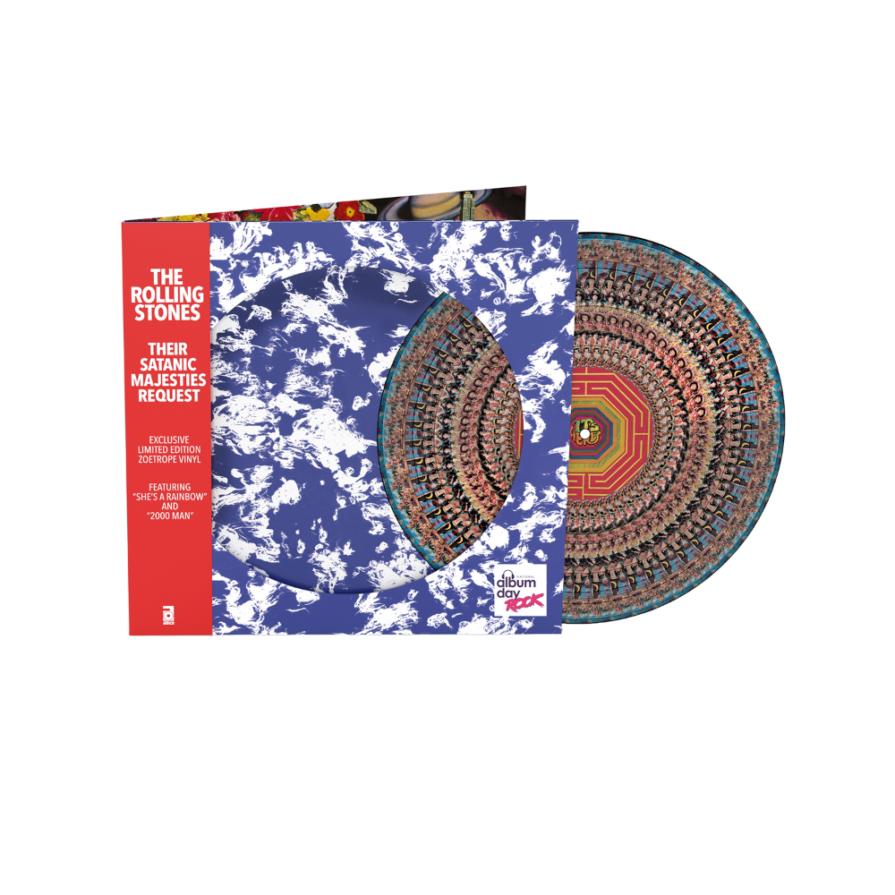 Rolling Stones Satanic Majesties uk レコード The Rolling Stones Their Satanic Majesties Request - White