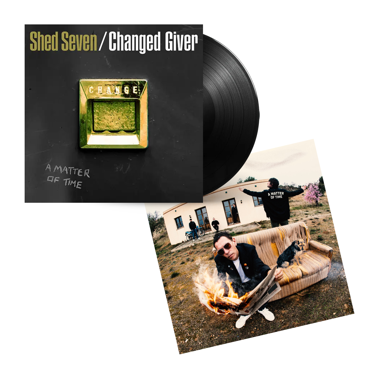 Shed Seven - Changed Giver Limited Vinyl LP u0026 A Matter Of Time Signed Print  - Sound of Vinyl