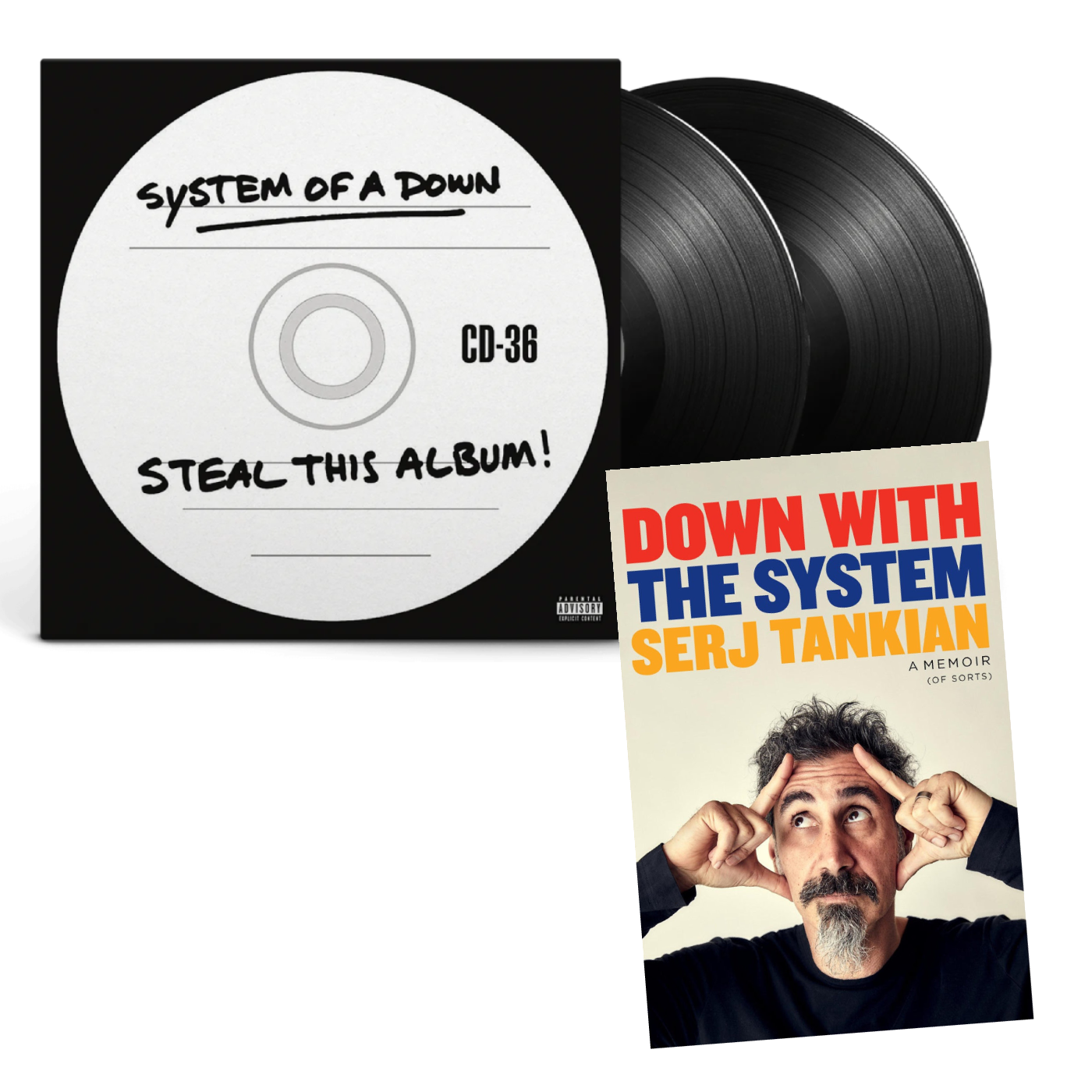 Steal This Album! Vinyl 2LP & Signed Down With The System Book