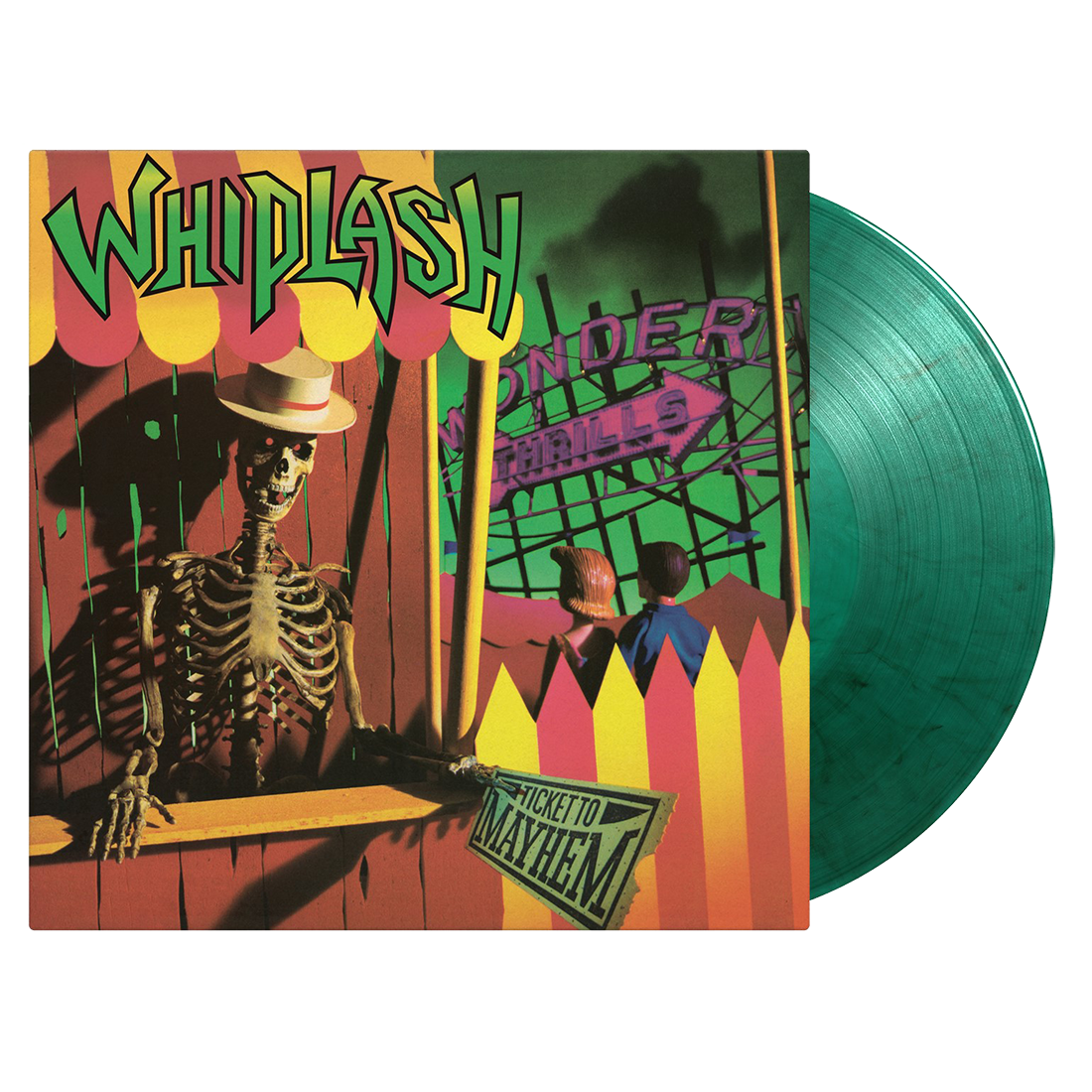 Whiplash - Ticket To Mayhem: Green Vinyl LP - The Sound of Vinyl