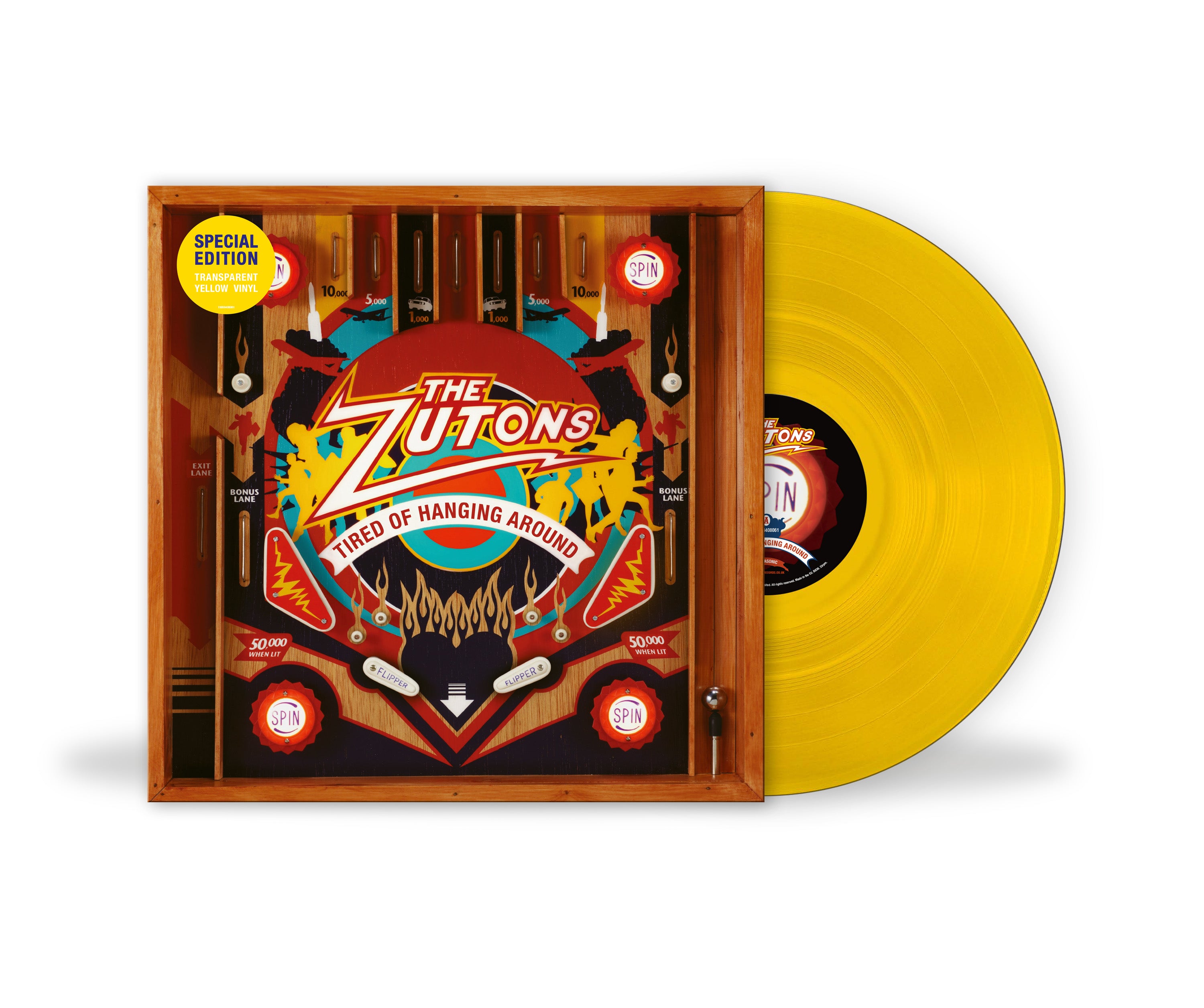 THE ZUTONS Tired of Hanging Around レコード The Zutons - Tired of Hanging Around: Transparent Yellow Vinyl LP