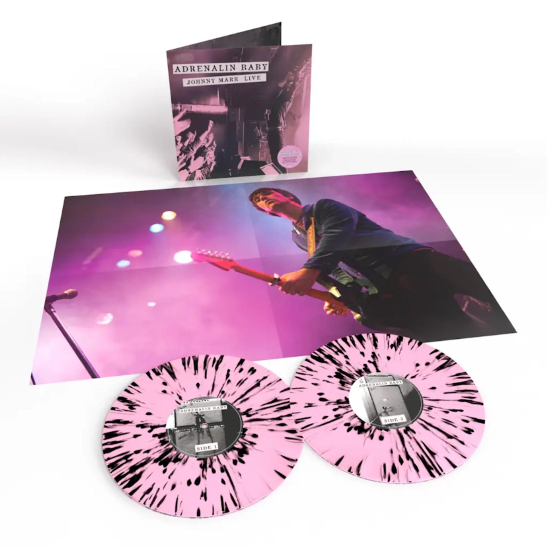 Johnny Marr - Adrenalin Baby: Pink Splatter Vinyl 2LP