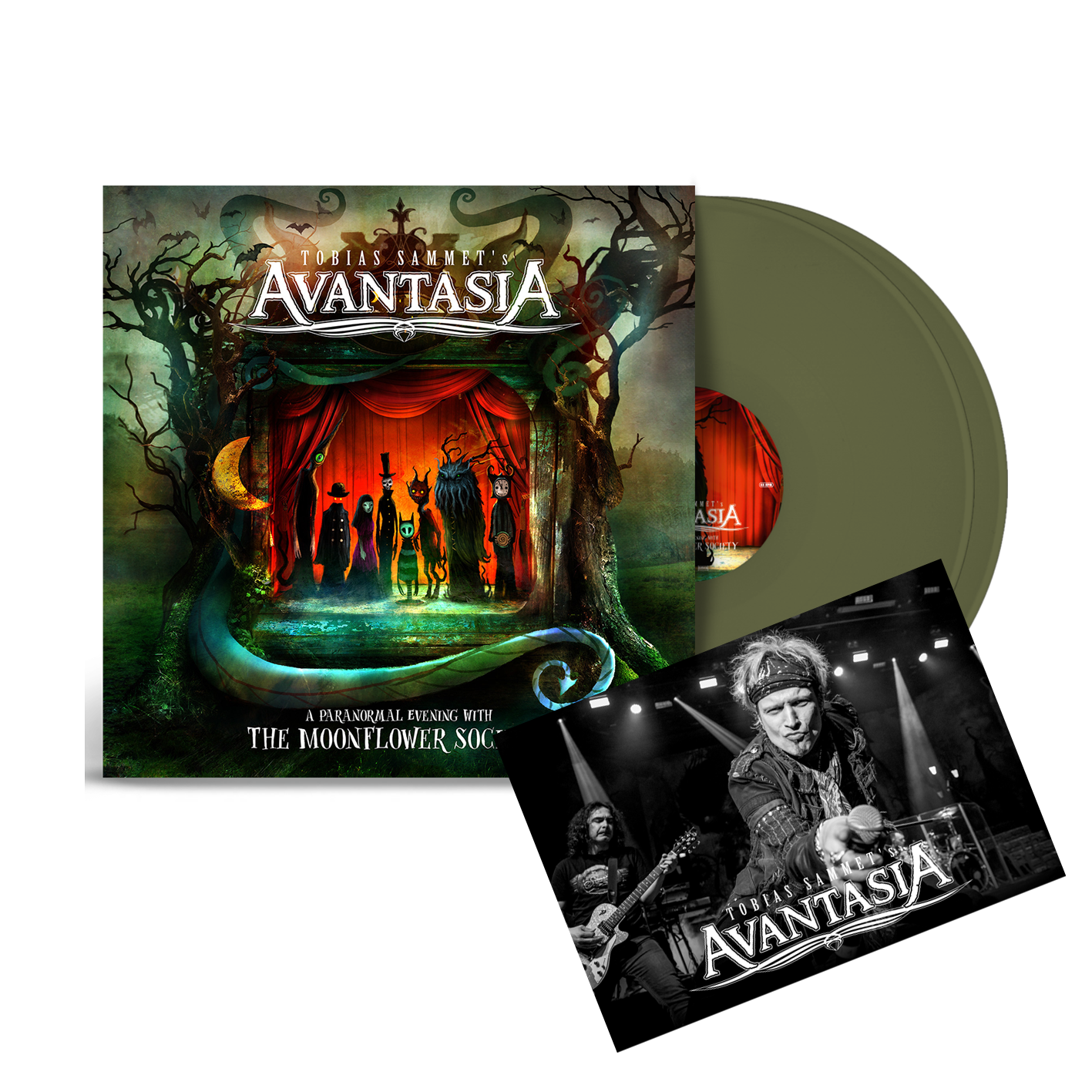 A Paranormal Evening With The Moonflower Society: Limited Edition Double Moonstone Vinyl + Signed Photocard