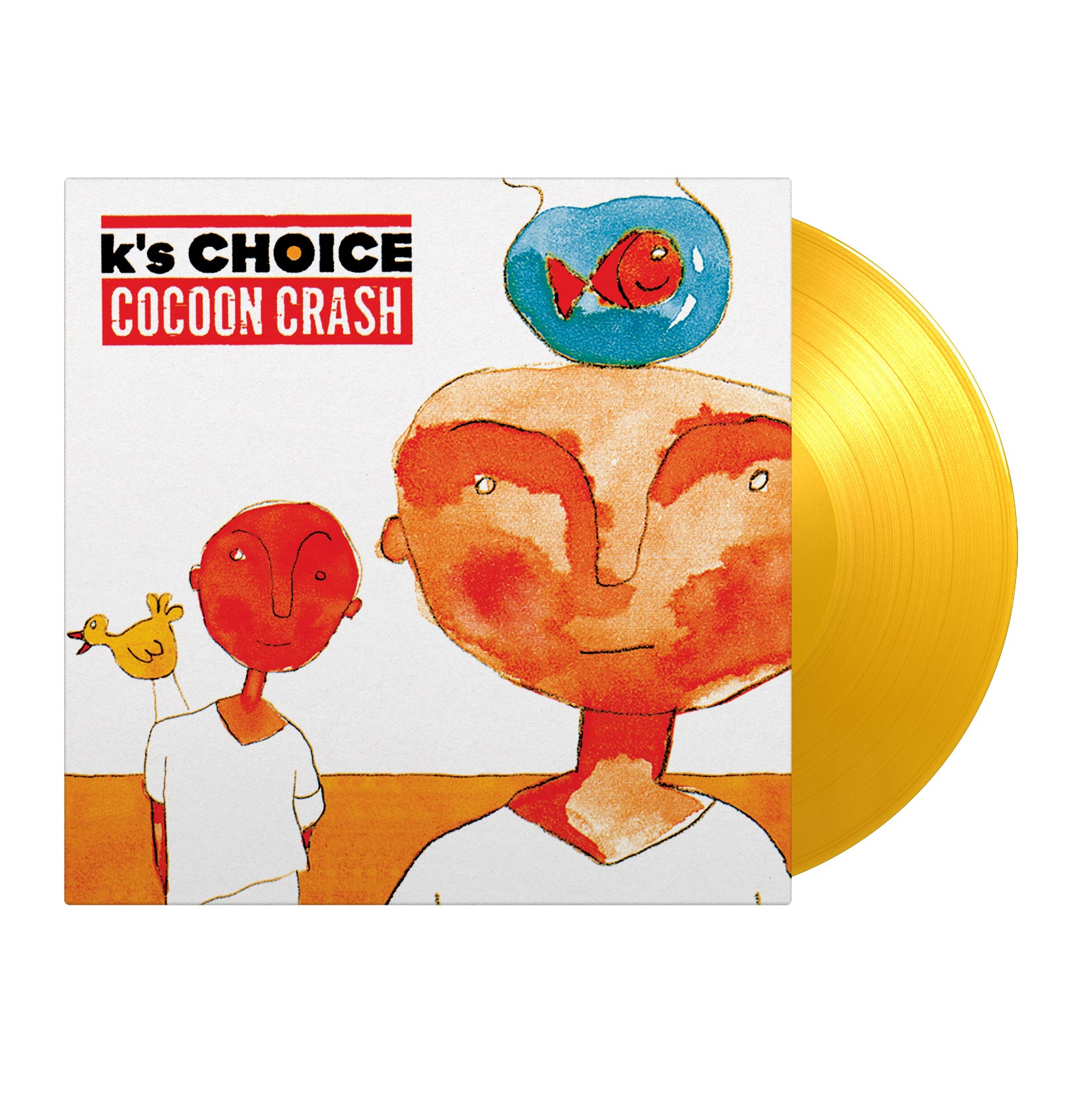 K s Choice Cocoon Crash Limited Translucent Yellow Vinyl LP