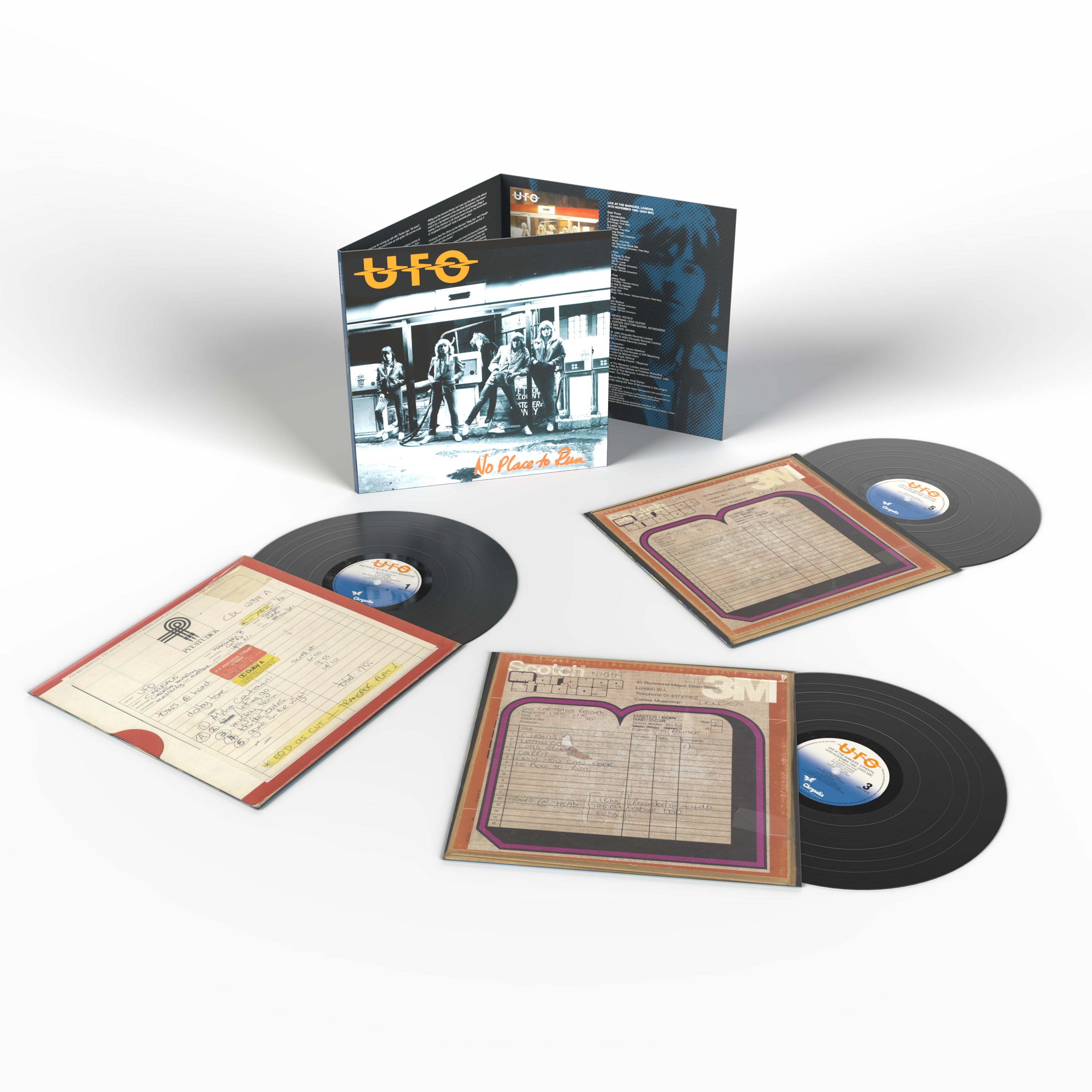 UFO - NO PLACE TO RUN (2025 Remaster): Deluxe Vinyl 2LP - The
