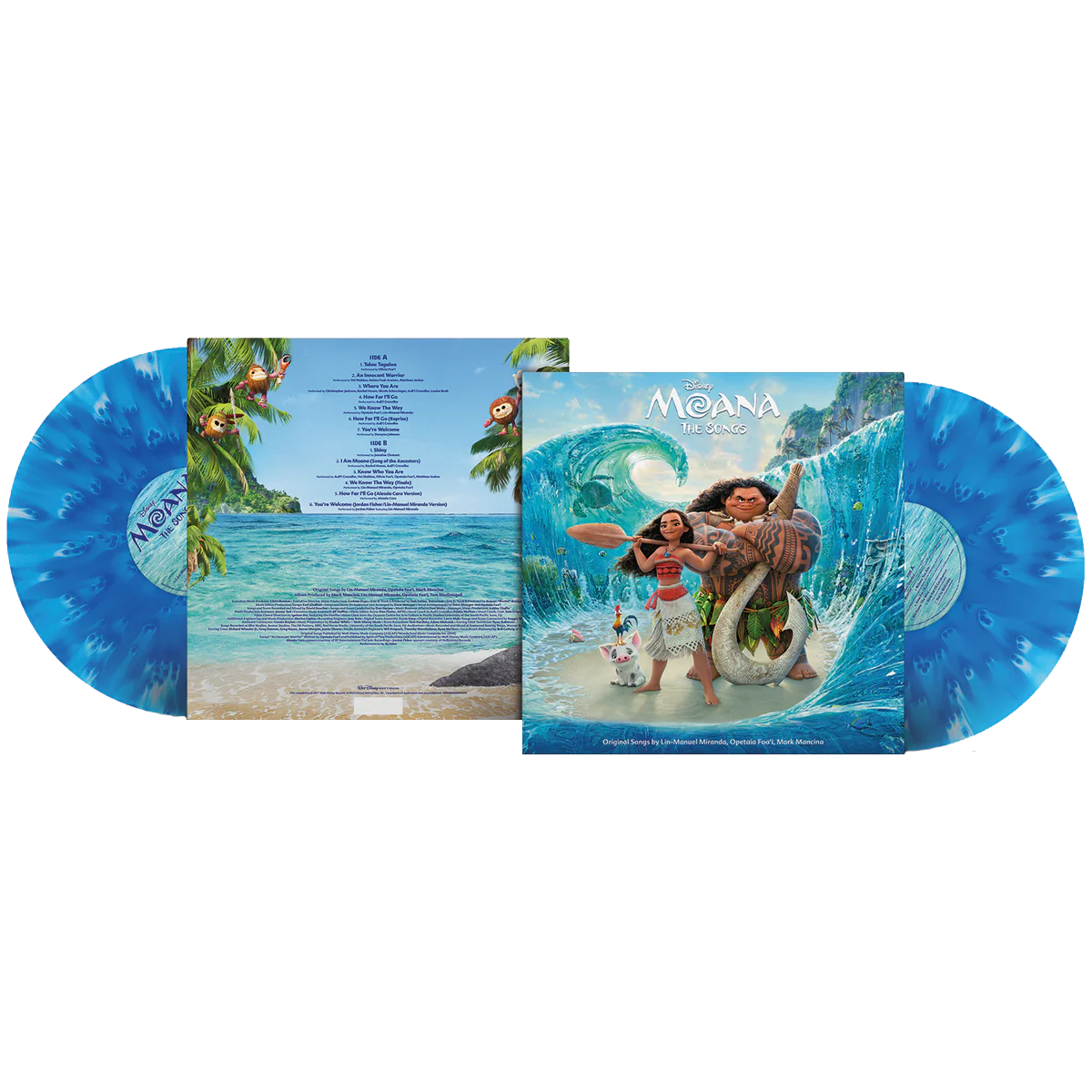 Various Artists - Moana - The Songs: Limited Wave Break Blue Vinyl Various Artists - Moana - The Songs: Limited Wave Break Blue Vinyl