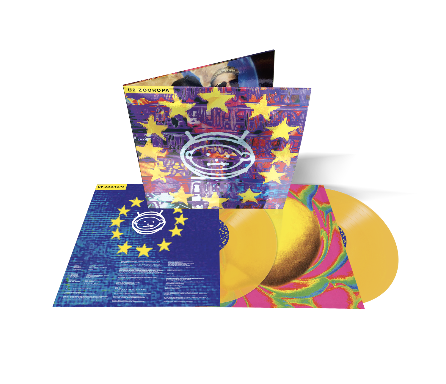 U2　ZOOROPA　LPレコード U2 - Zooropa: Yellow Vinyl 2LP - The Sound of Vinyl
