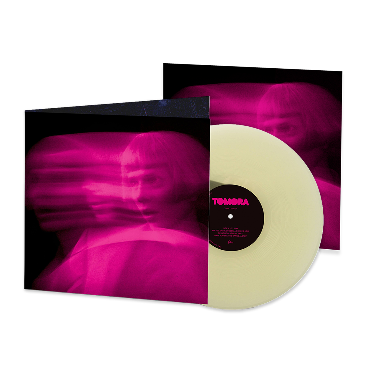 TOMORA COME CLOSER LPレコード サイン付き TOMORA - Come Closer - Glow in the Dark Vinyl (Signed) - The Sound