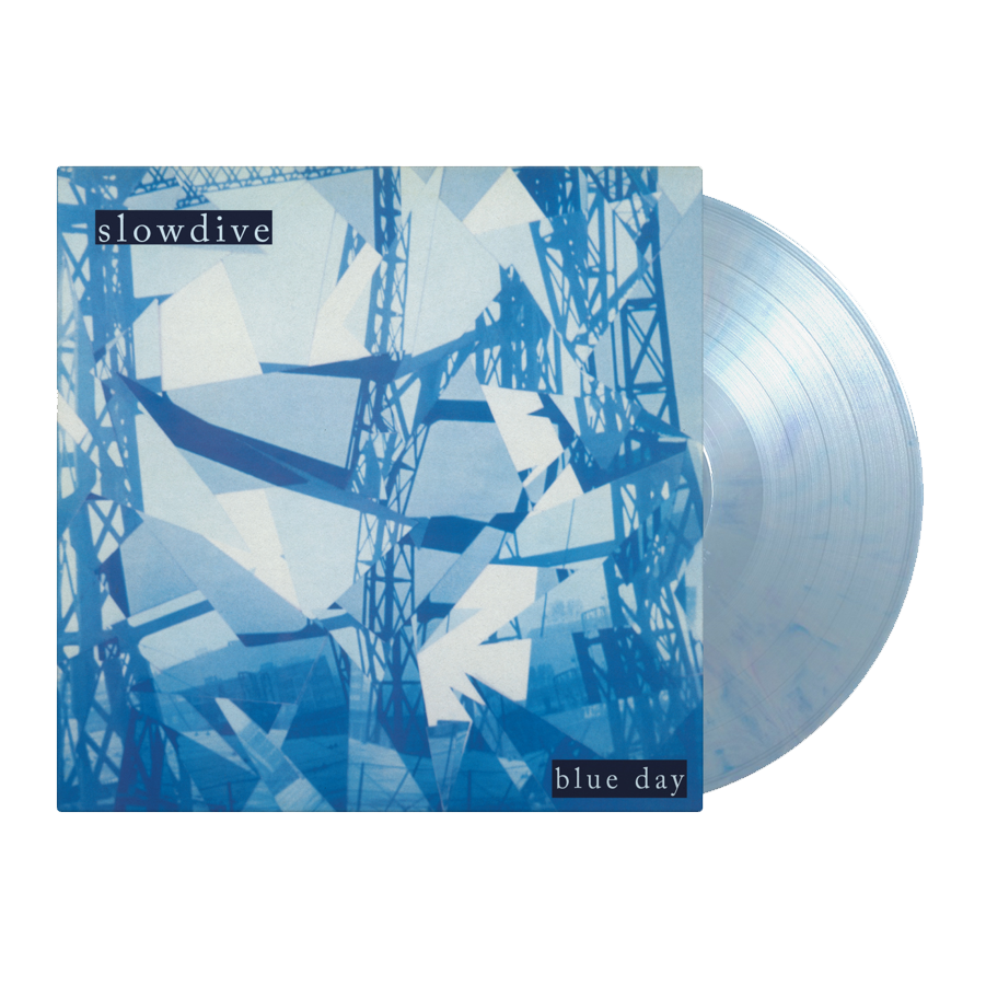 Slowdive - Blue Day: Limited Blue & White Marbled Vinyl LP - The