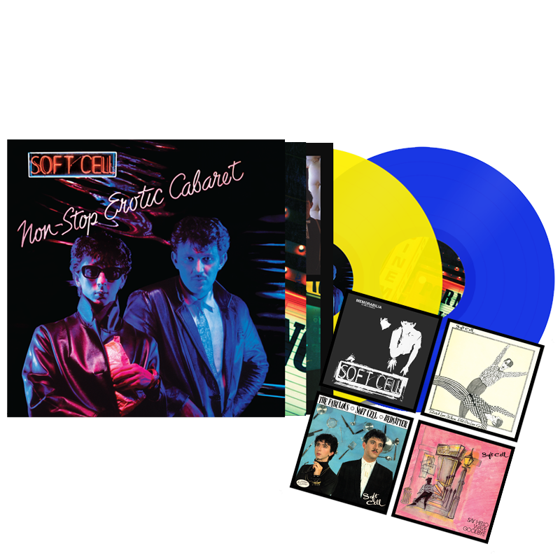 Non-Stop Erotic Cabaret: Limited Gatefold Yellow & Blue Vinyl 2LP + Exclusive Print Set