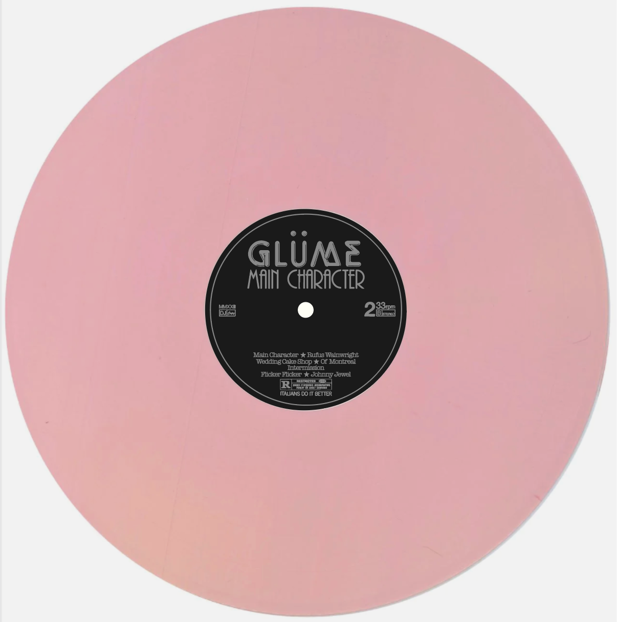 Glüme - Main Character: Opaque Baby Pink Vinyl 2LP