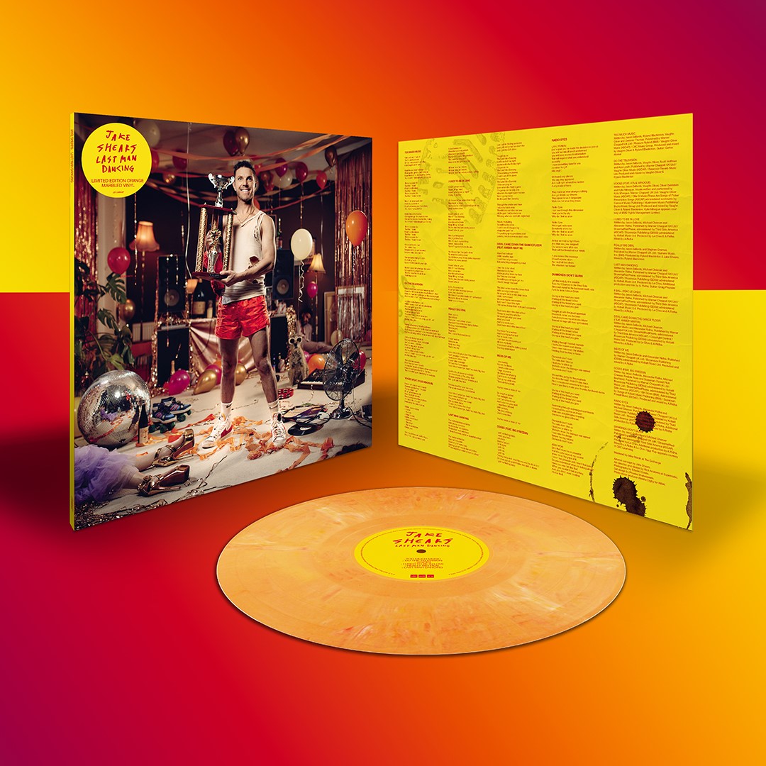 Jake Shears Last Man Dancing: Limited Deluxe Edition Orange Marble Vinyl  LP Sound of Vinyl