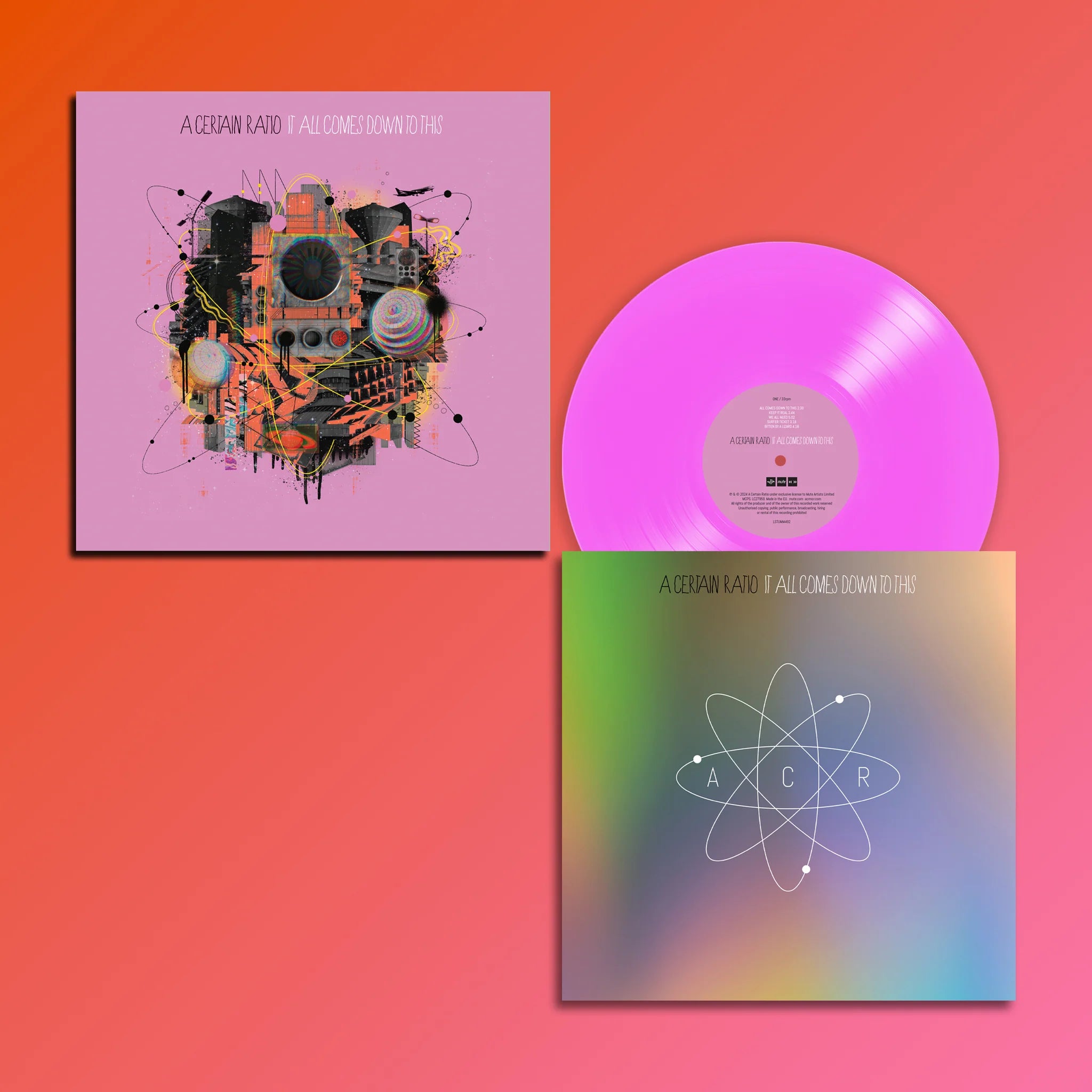 A Certain Ratio - It All Comes Down To This: Limited Neon Pink Vinyl LP