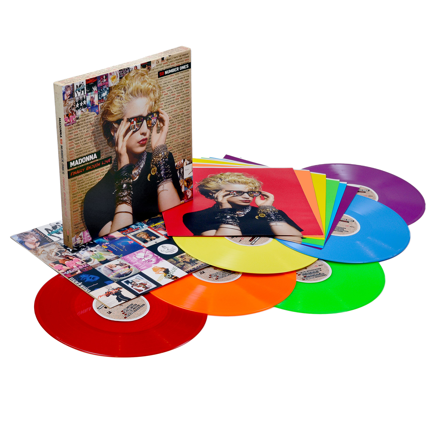 Number　Madonna　Limited　Love　Ones:　Sound　6LP　Enough　of　Box　Set　Edition　Madonna　Vinyl　Rainbow　Finally　Fifty　Vinyl