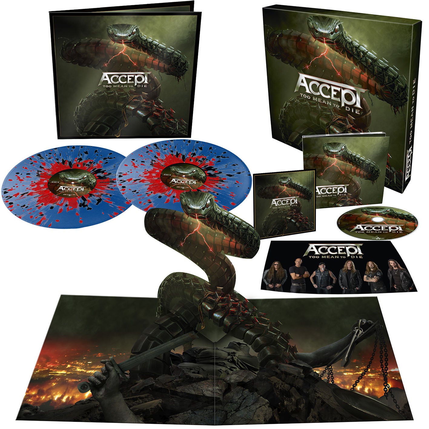 Accept - Too Mean To Die: Limited Edition Vinyl Box Set