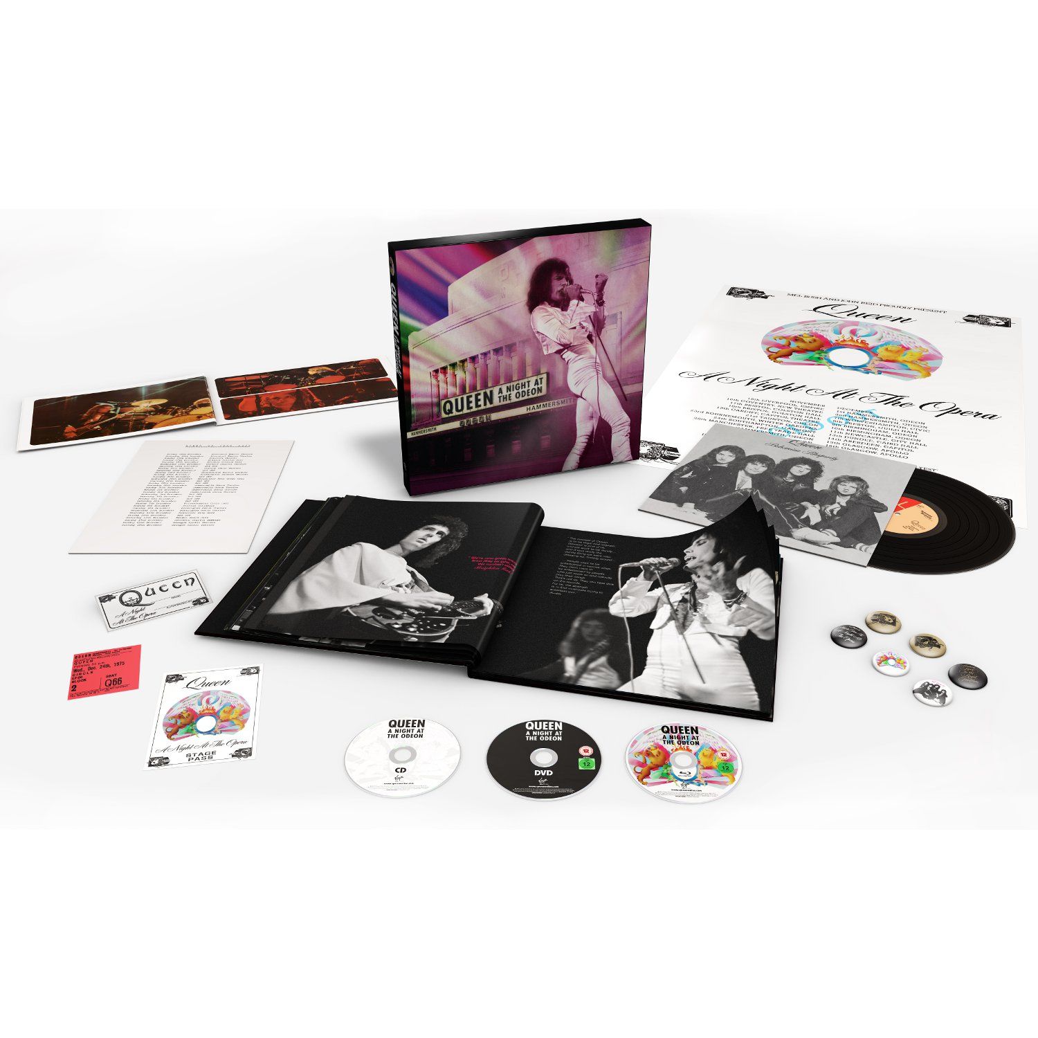 Queen オデオン座の夜（ハマースミス1975） スーパーデラックスボックス Queen - A Night At the Odeon [CD/DVD/Blu-ray/12
