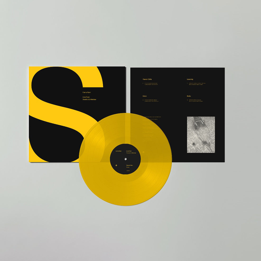 Hania Rani - Live From Studio S2: Limited Transparent Yellow Vinyl LP
