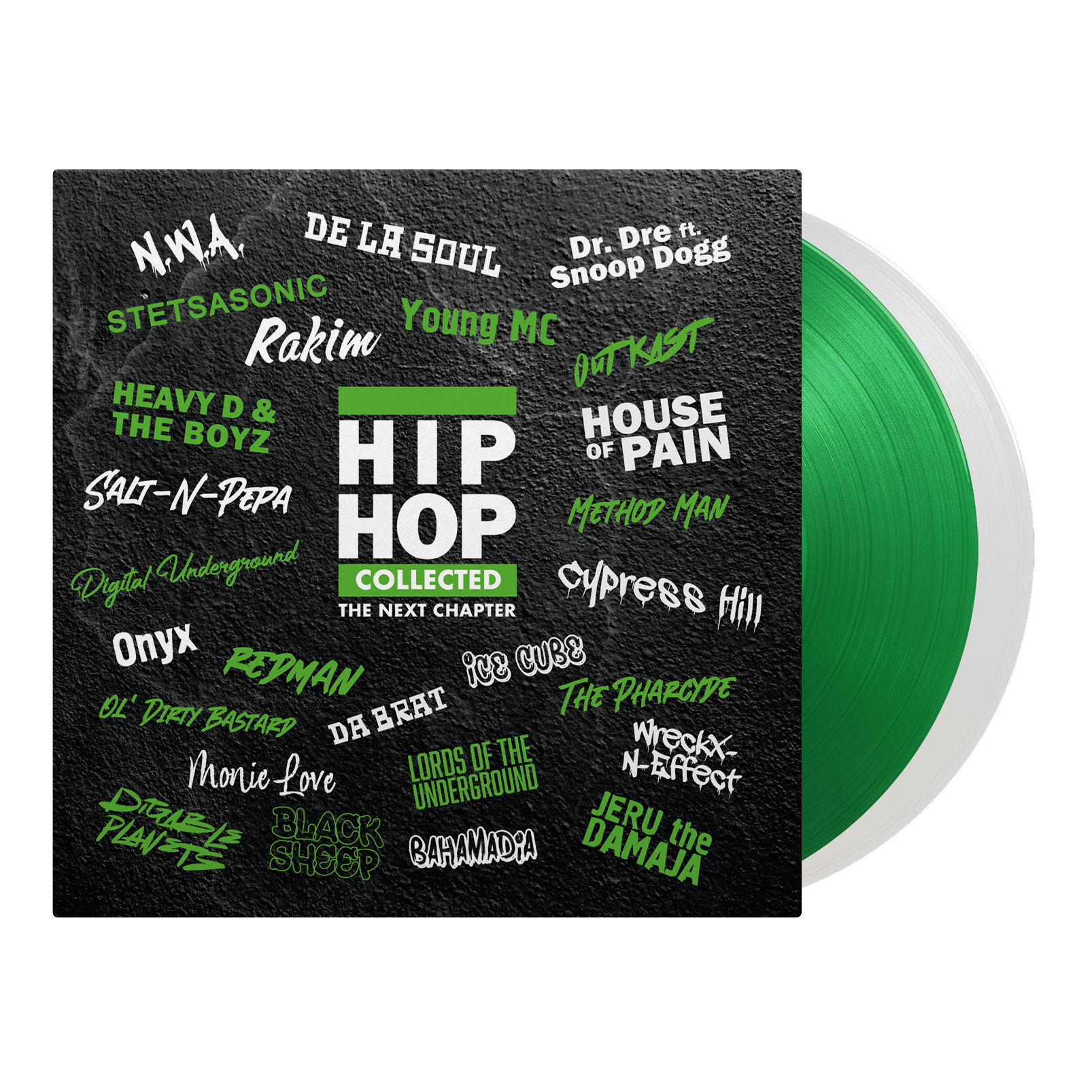 Various Artists - Hip Hop Collected - The Next Chapter: Limited Green/White  Vinyl 2LP - Sound of Vinyl