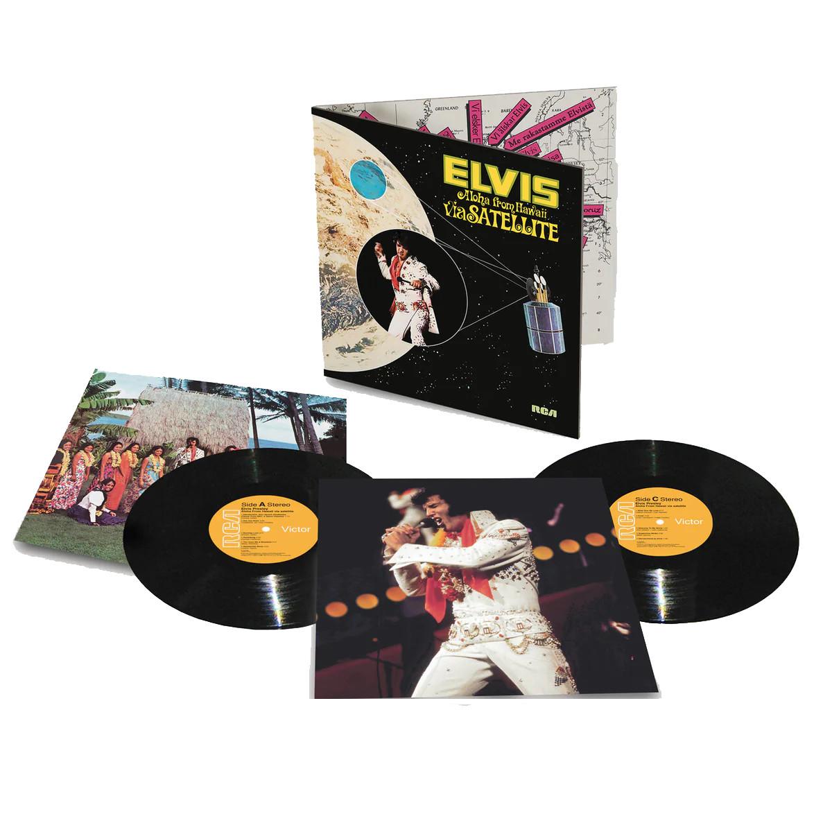 Politistation hjælper Påstand Elvis Presley - Aloha from Hawaii via Satellite: Vinyl 2LP - Sound of Vinyl