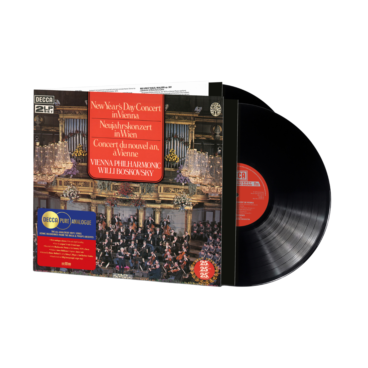 Wiener Philharmoniker, Willi Boskovsky - New Year's Day Concert - Vinyl 2LP